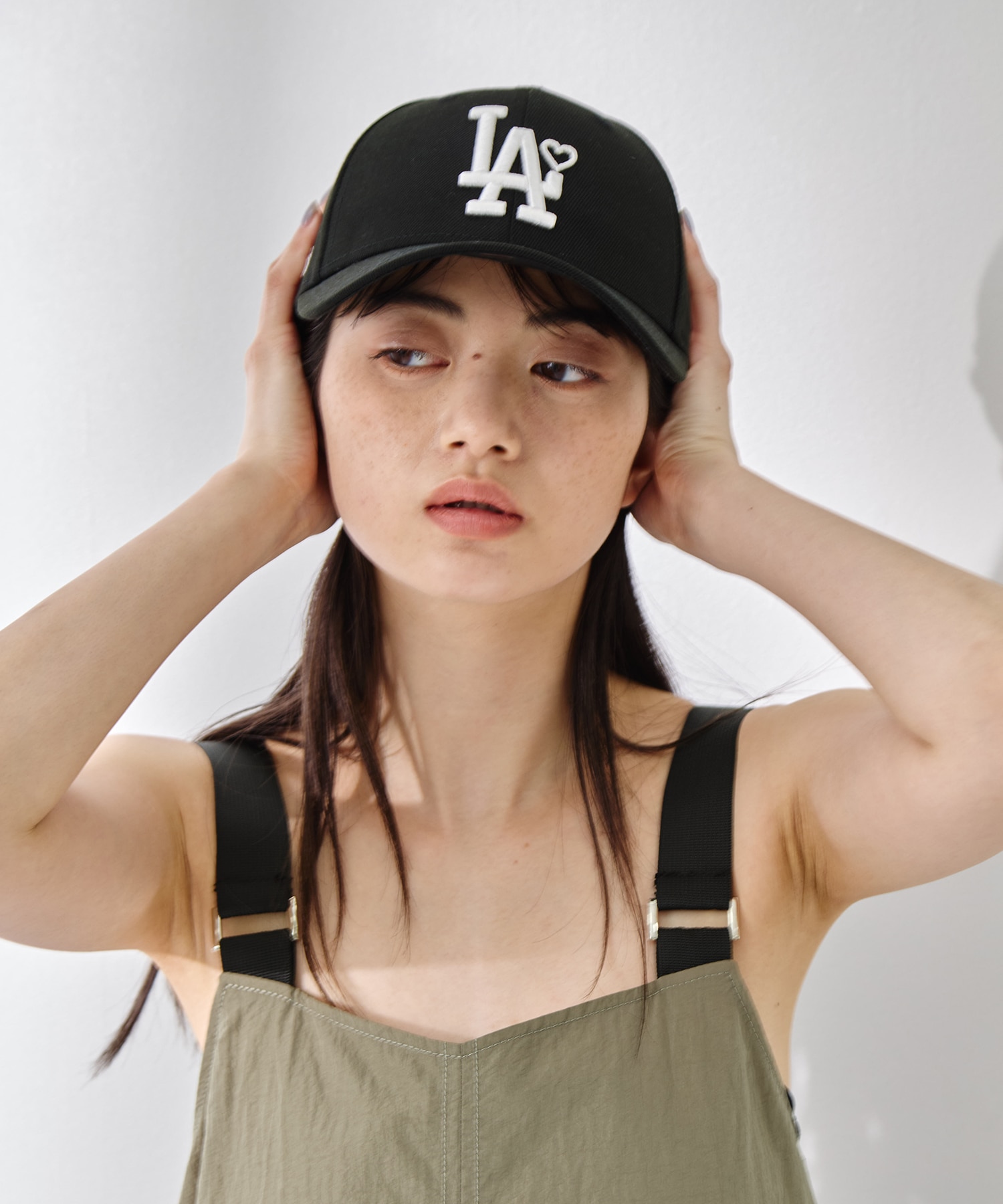 x Newera Dodgers CapBLK BASICKS