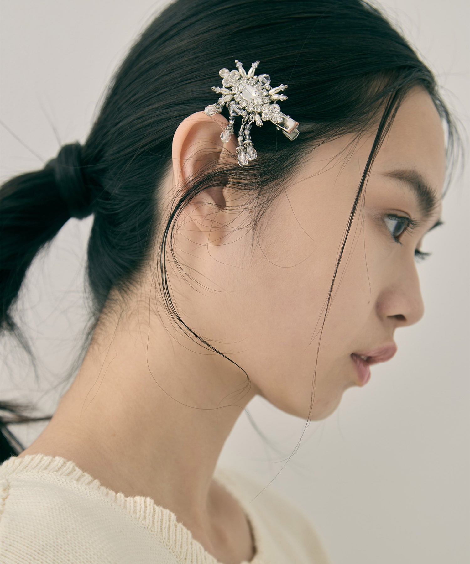 crystal hair clip right tanakadaisuke