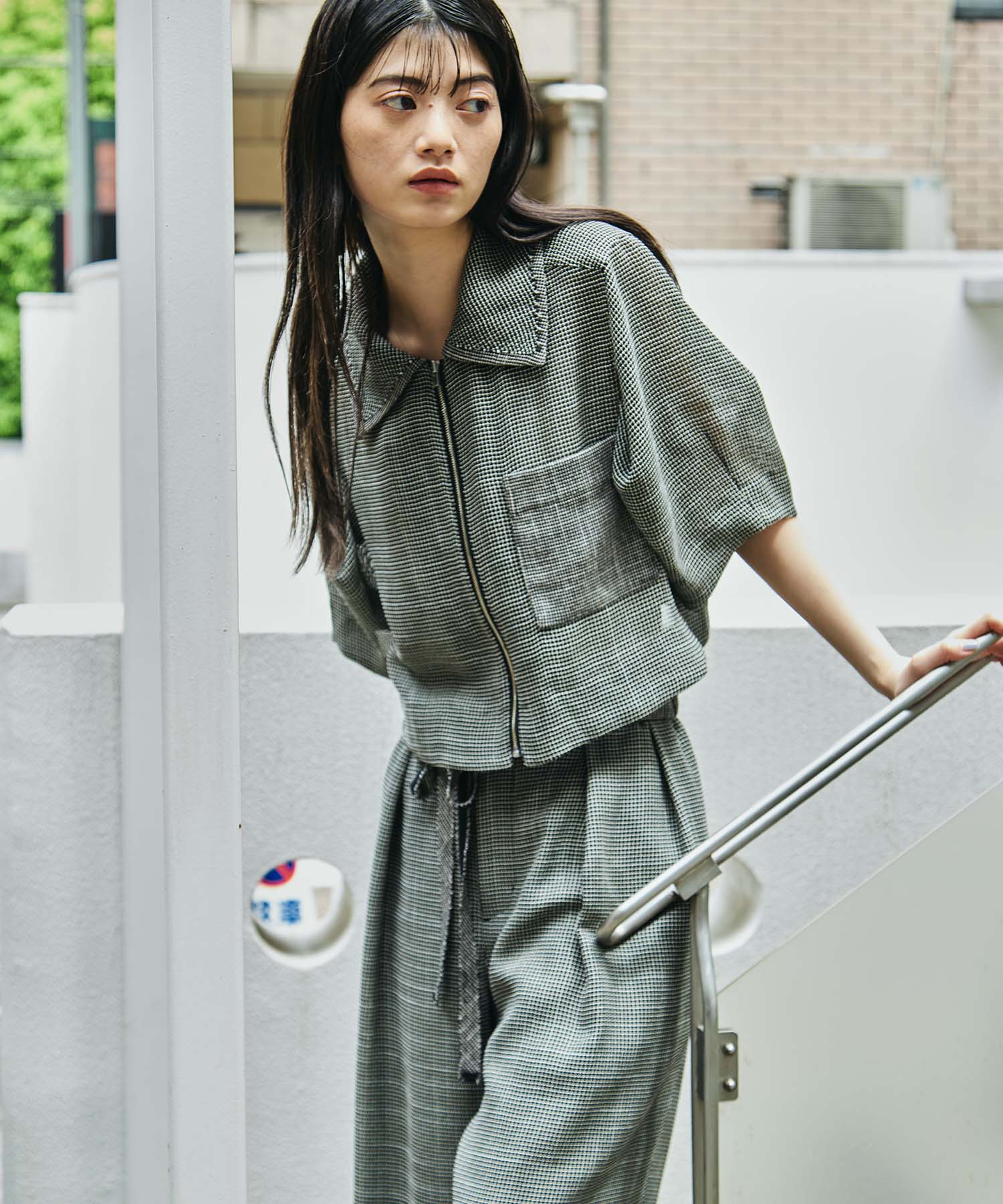 Washable Mesh Shirt Blouson STUDIOUS