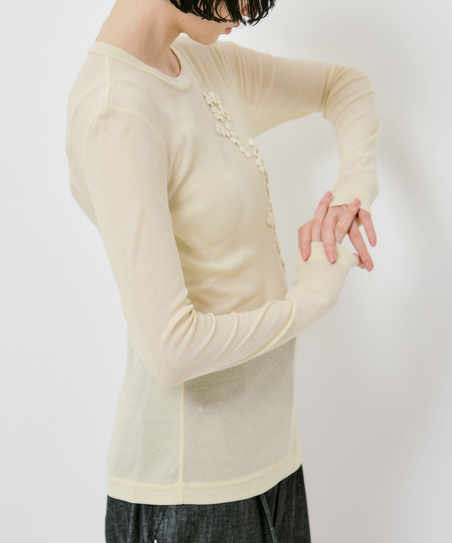 POSY EMBROIDERY TOP RIV NOBUHIKO