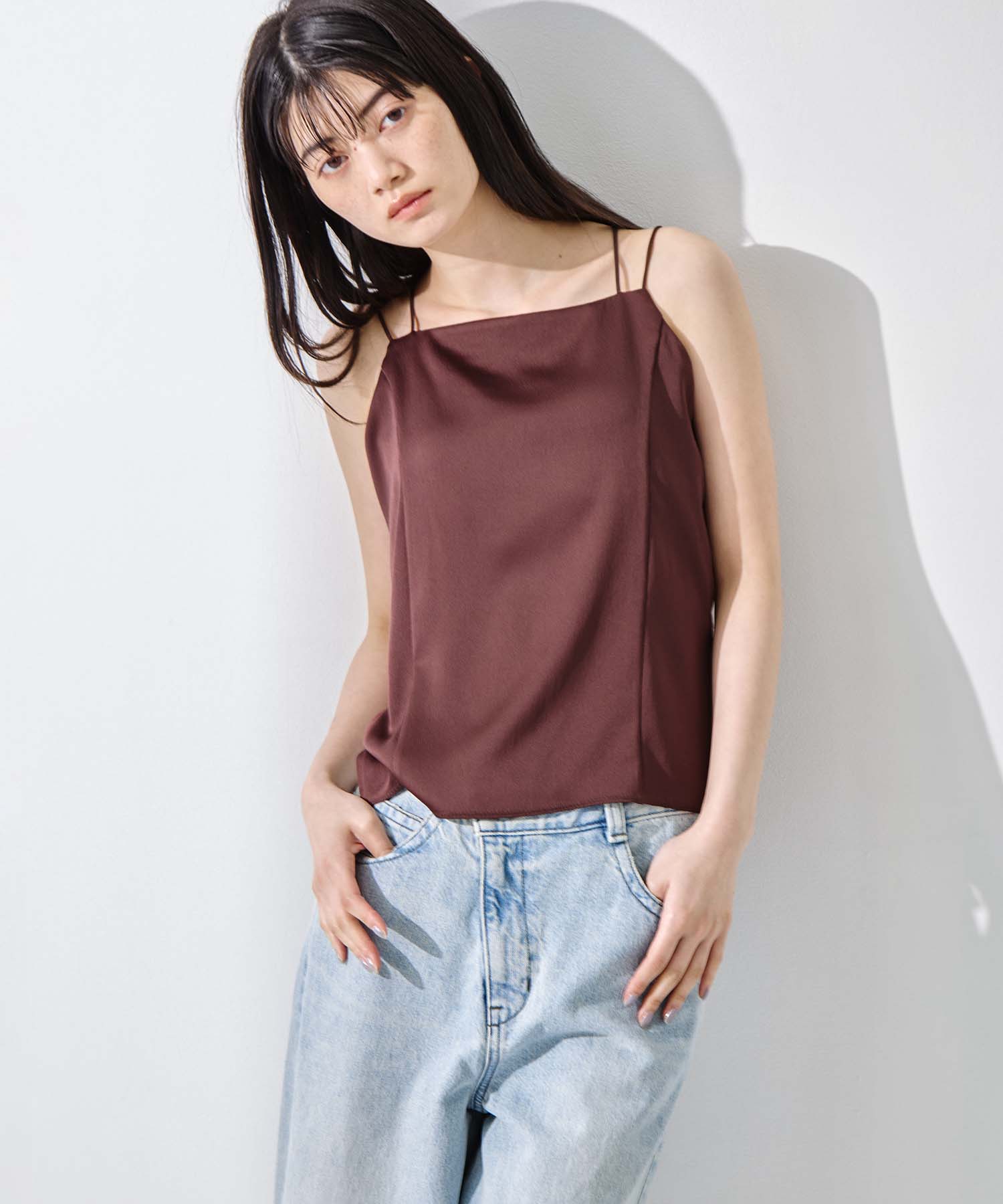 Stretch Satin Padded Camisole STUDIOUS