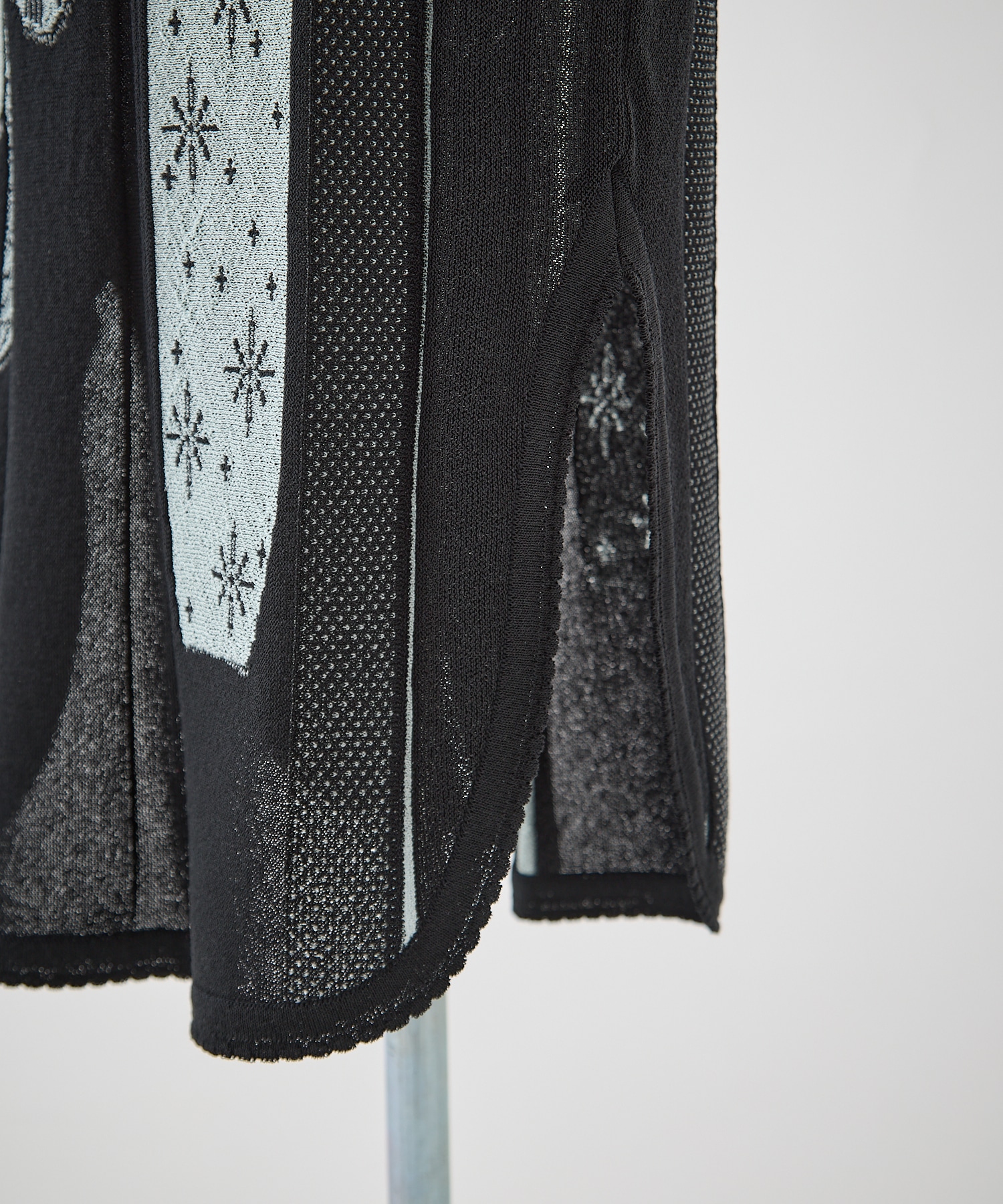 Multi-Pattern Knit Dress Mame Kurogouchi