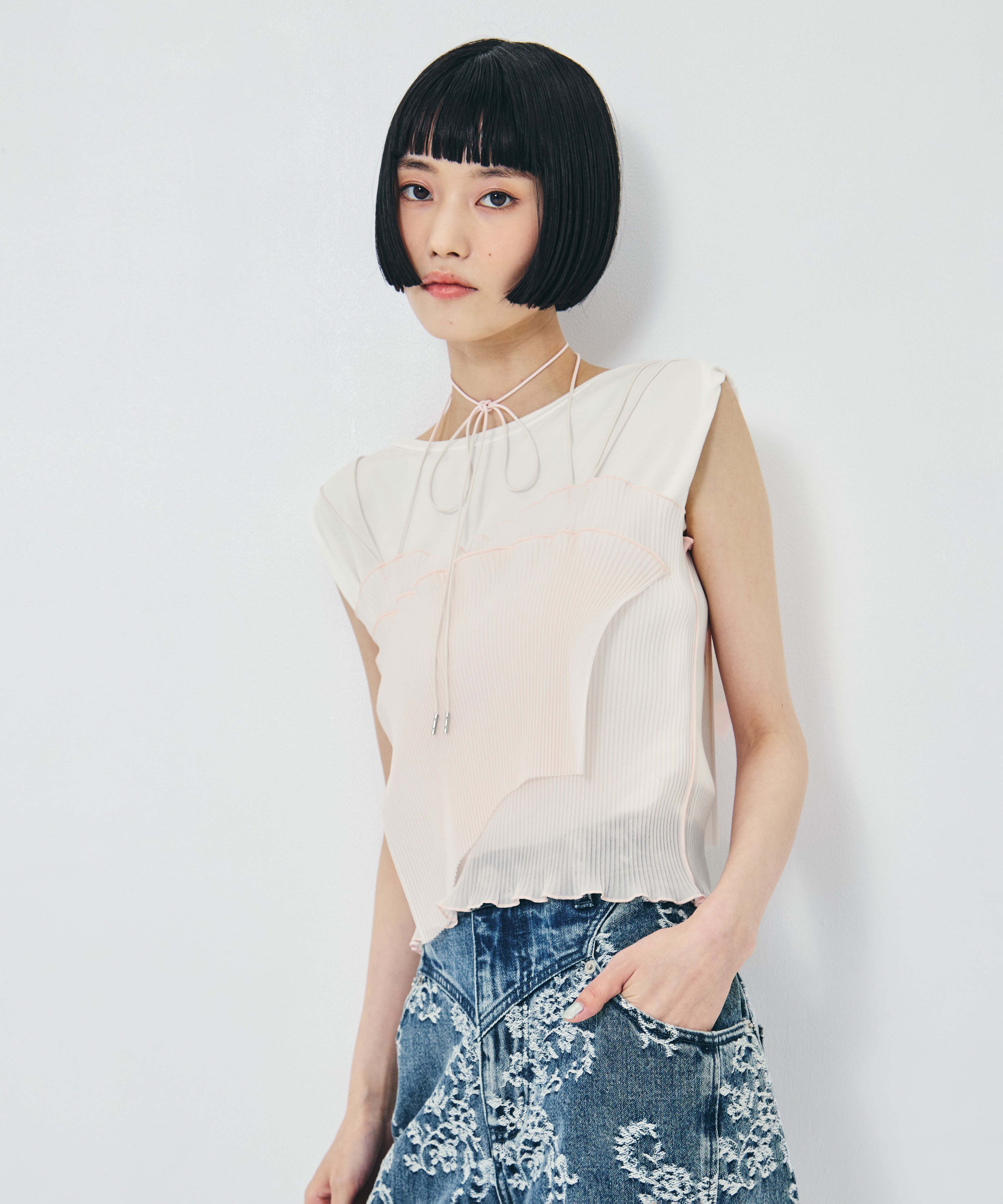 別注SHEER CAMISOLE kotohayokozawa