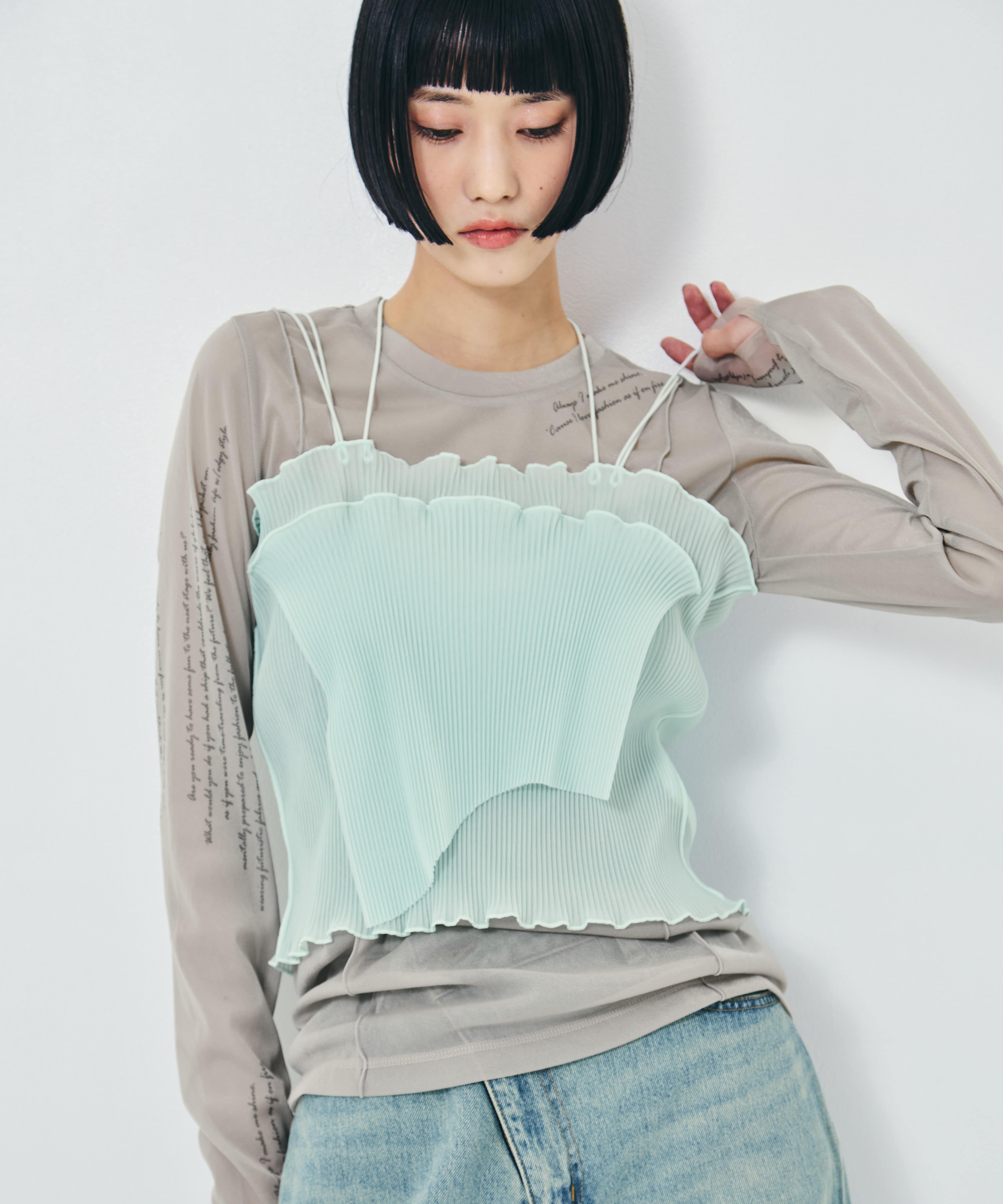 別注SHEER CAMISOLE kotohayokozawa