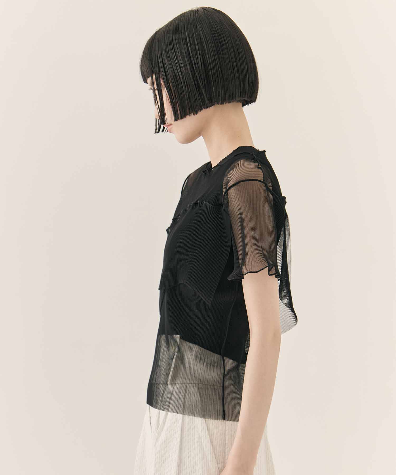 GHOST TODO TOP SHORT SLEEVE +INNER kotohayokozawa