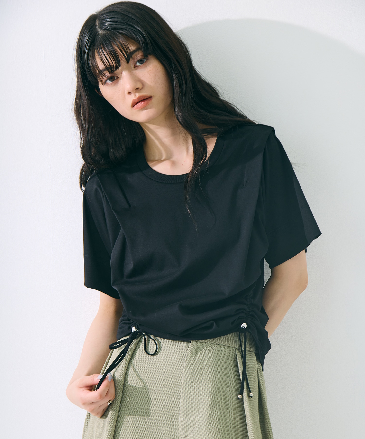 Multi Length Drawstring Tee STUDIOUS