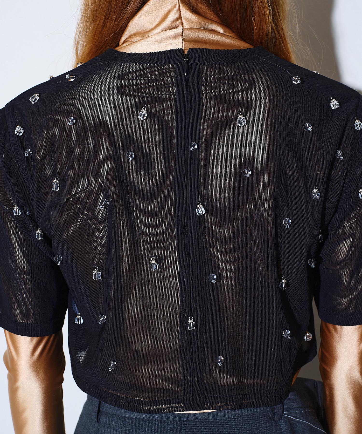Lantern beads sheer tops HEELAL