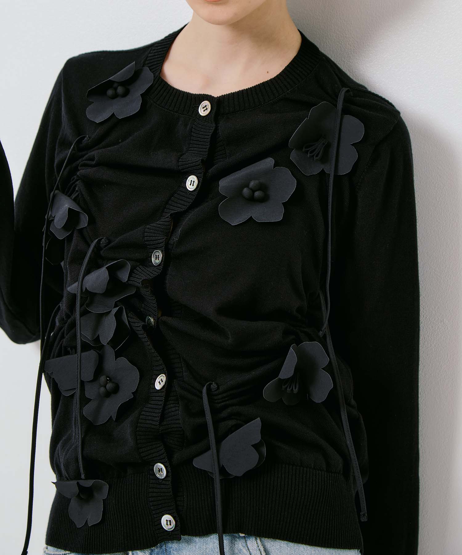 POPPY FLOWER CARDIGAN RIV NOBUHIKO