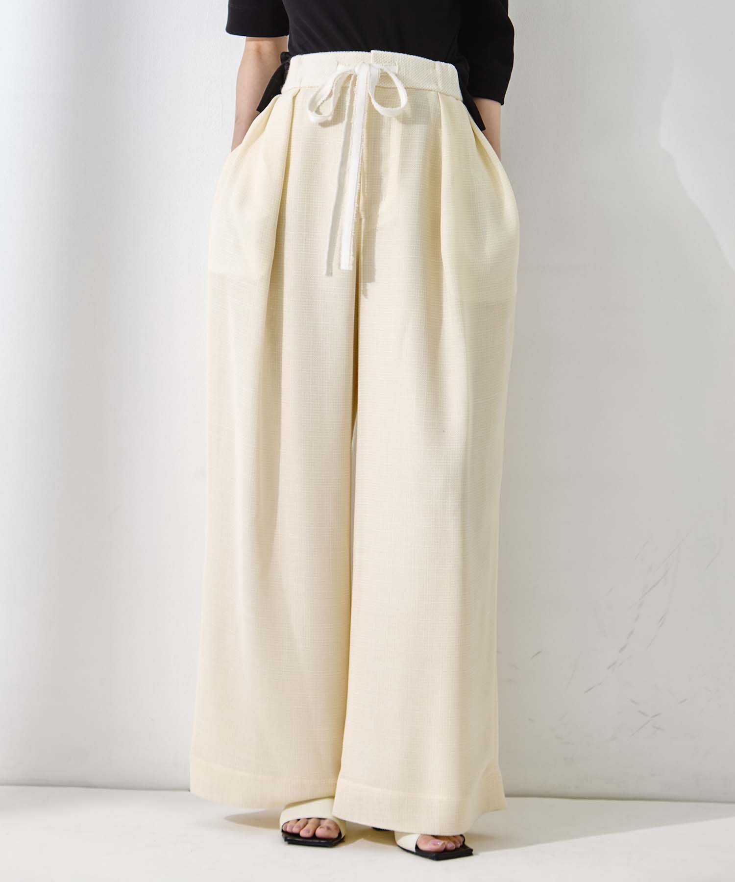 Washable Mesh Relax Trousers STUDIOUS