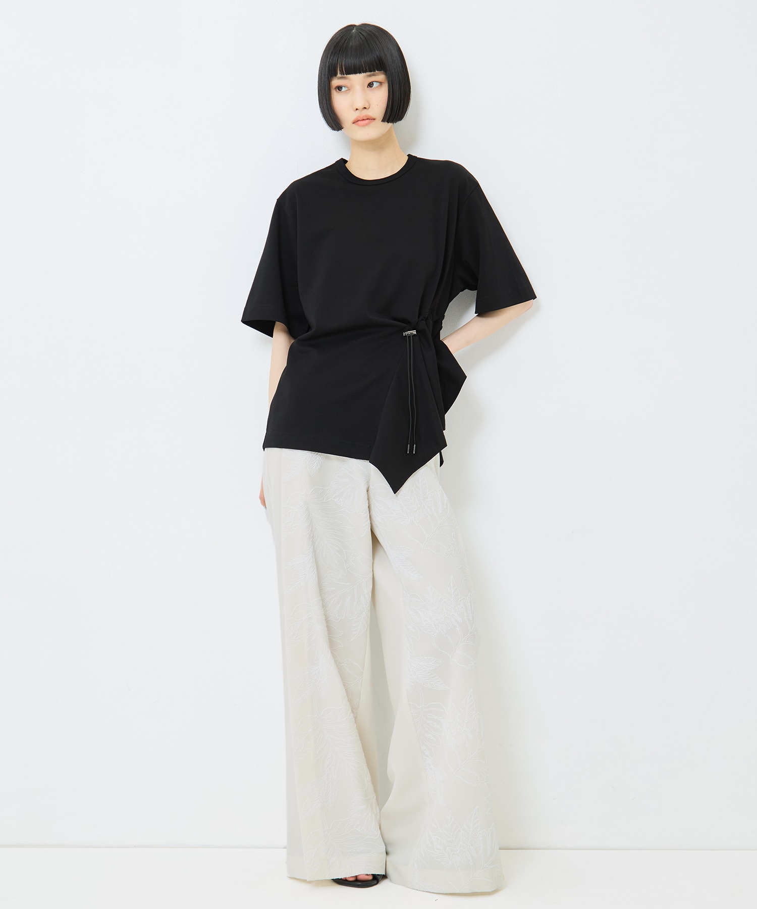 別注 FLOWER LACE POCKET PANTS UJOH