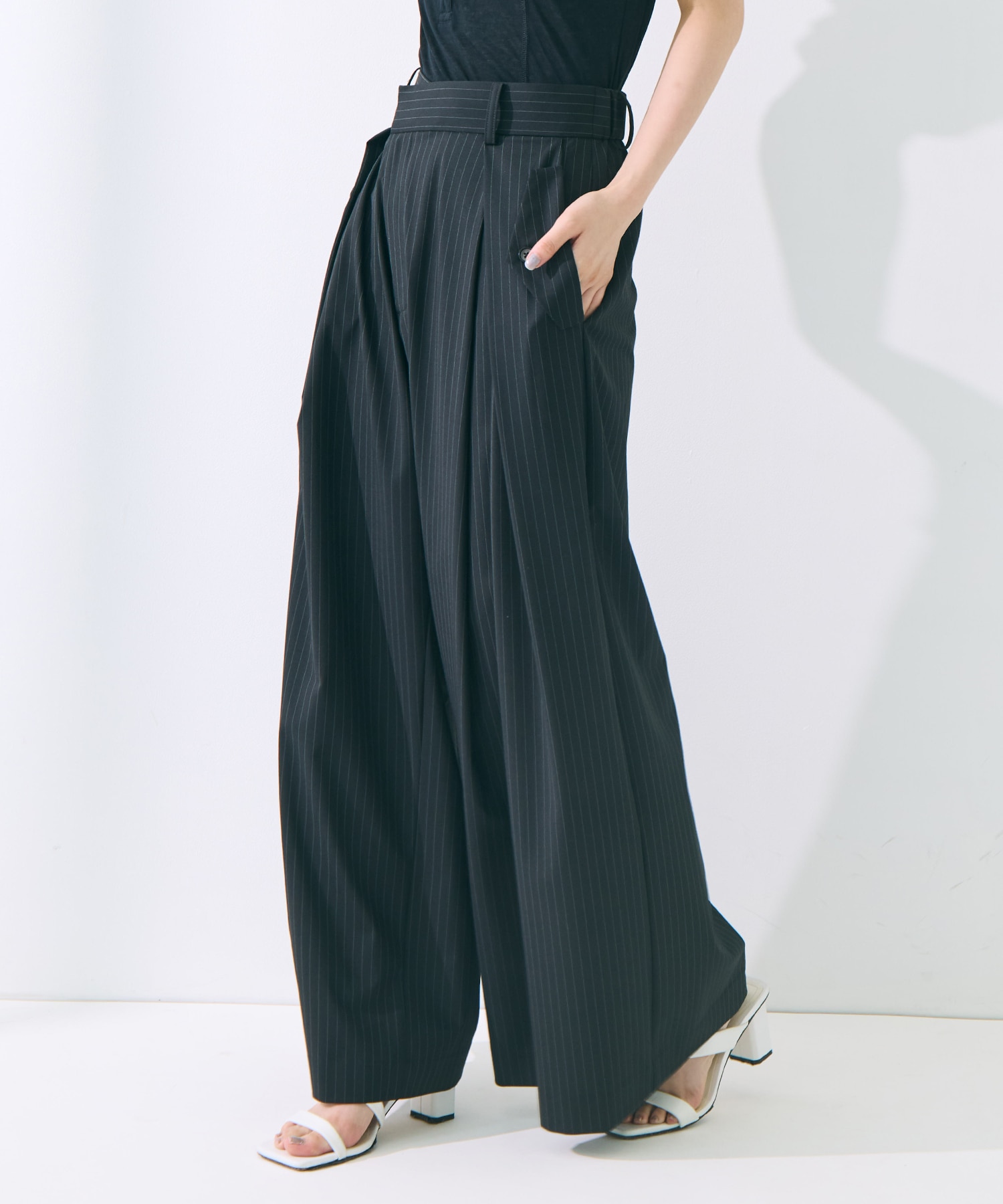 Flap Cargo Wide Pants STUDIOUS