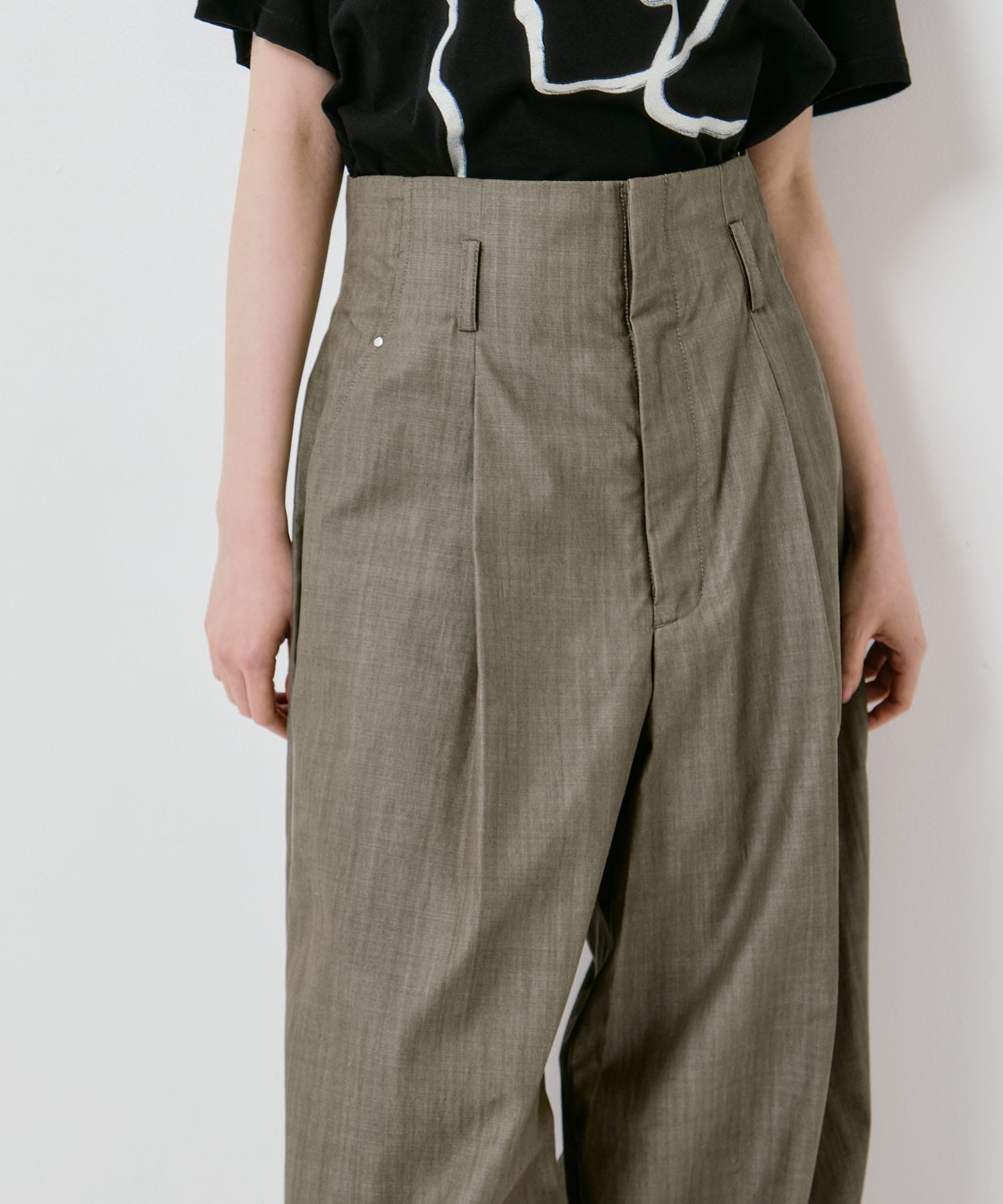 別注 DENIM WIDE PANTS IHNN