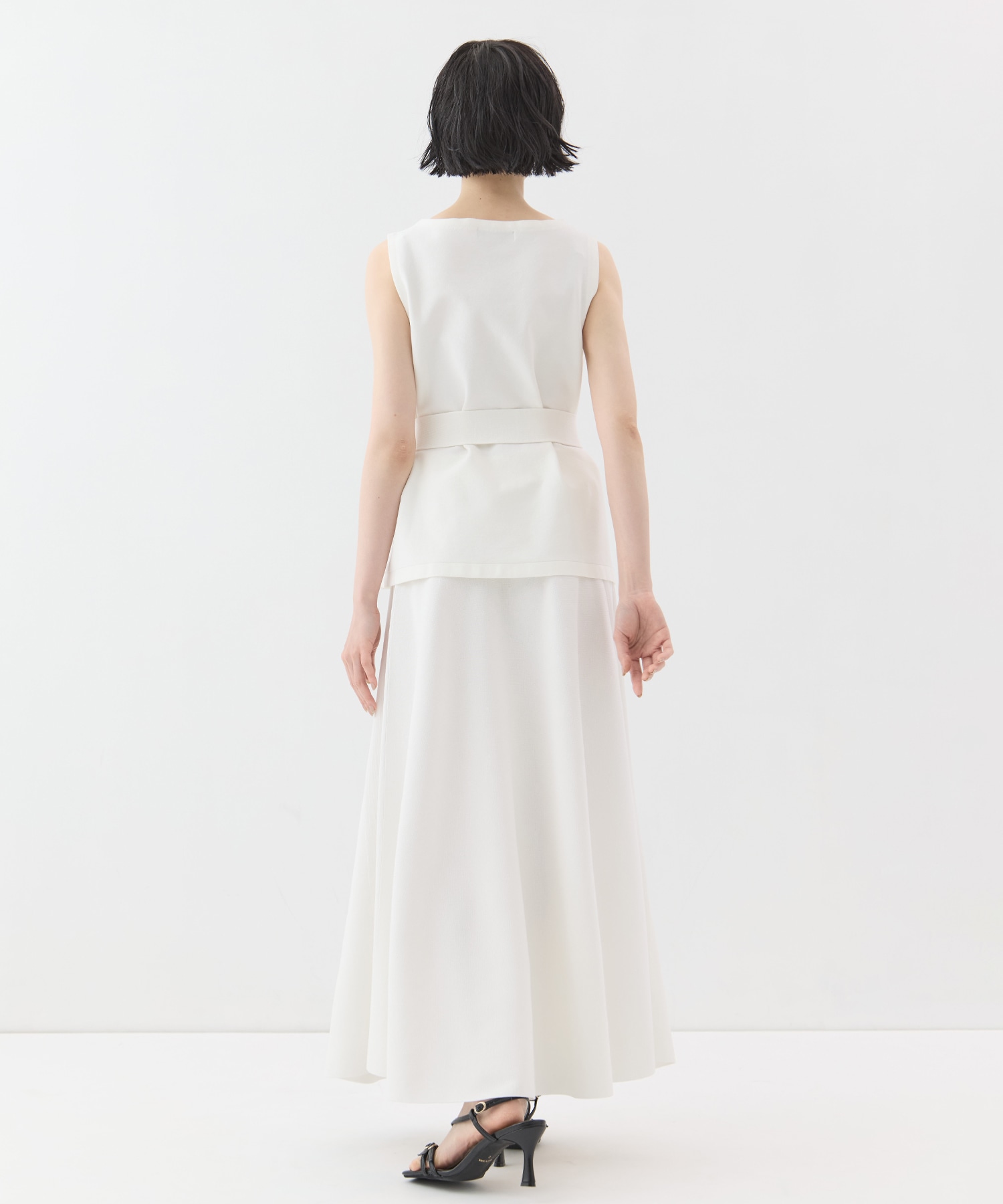 別注knit long flare skirt WRAPINKNOT