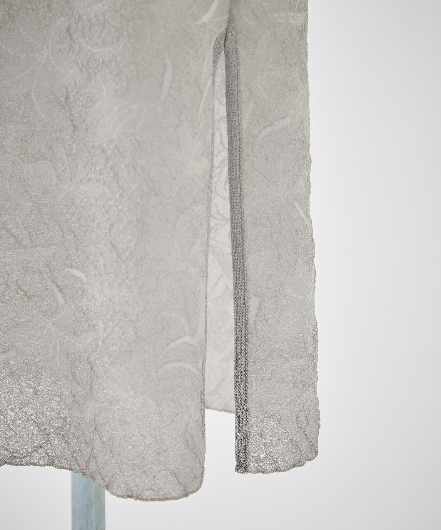 Floral Jacquard Sheer Knit Dress Mame Kurogouchi