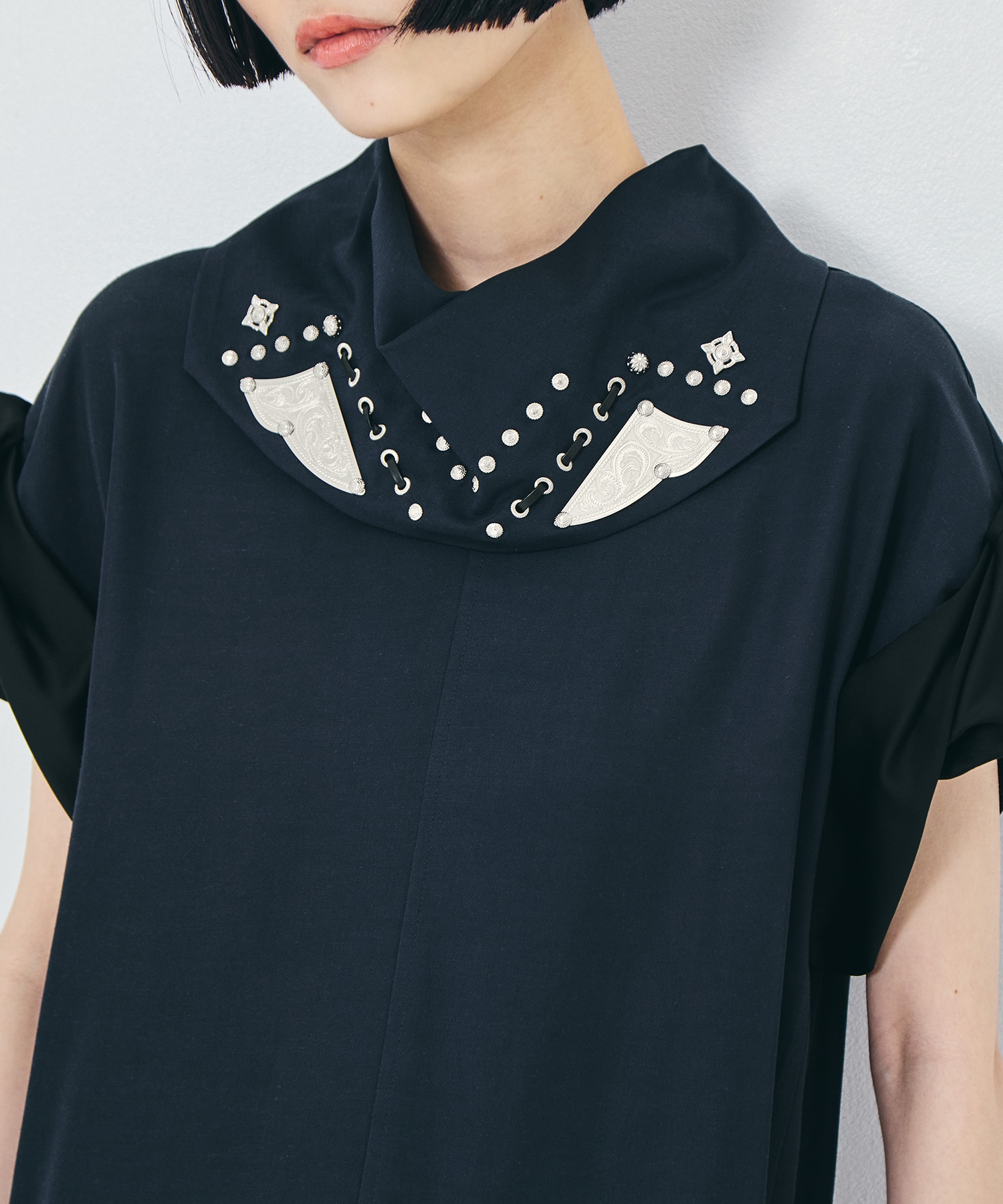Rayon silk twill dress TOGA