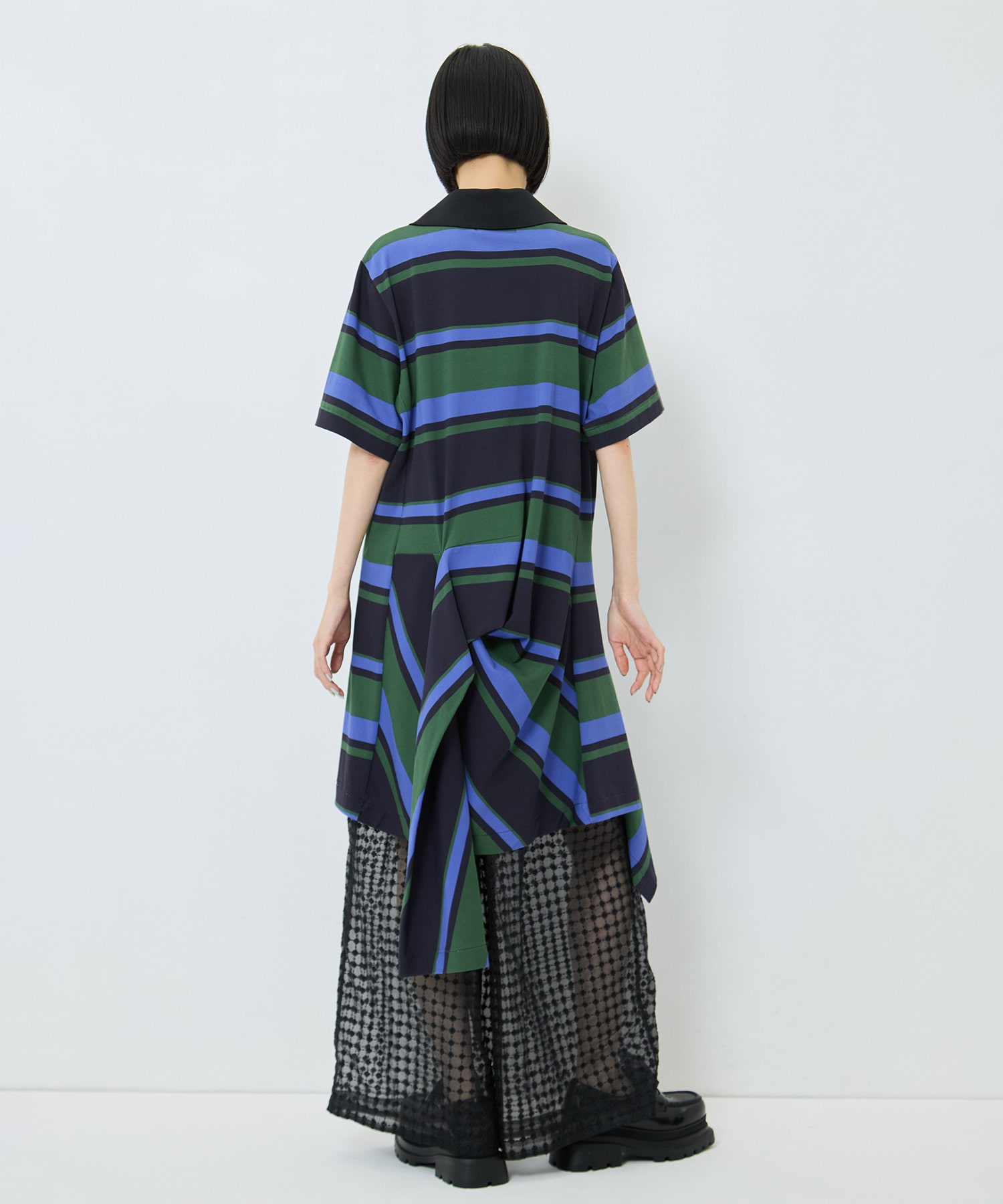 Border print dress TOGA