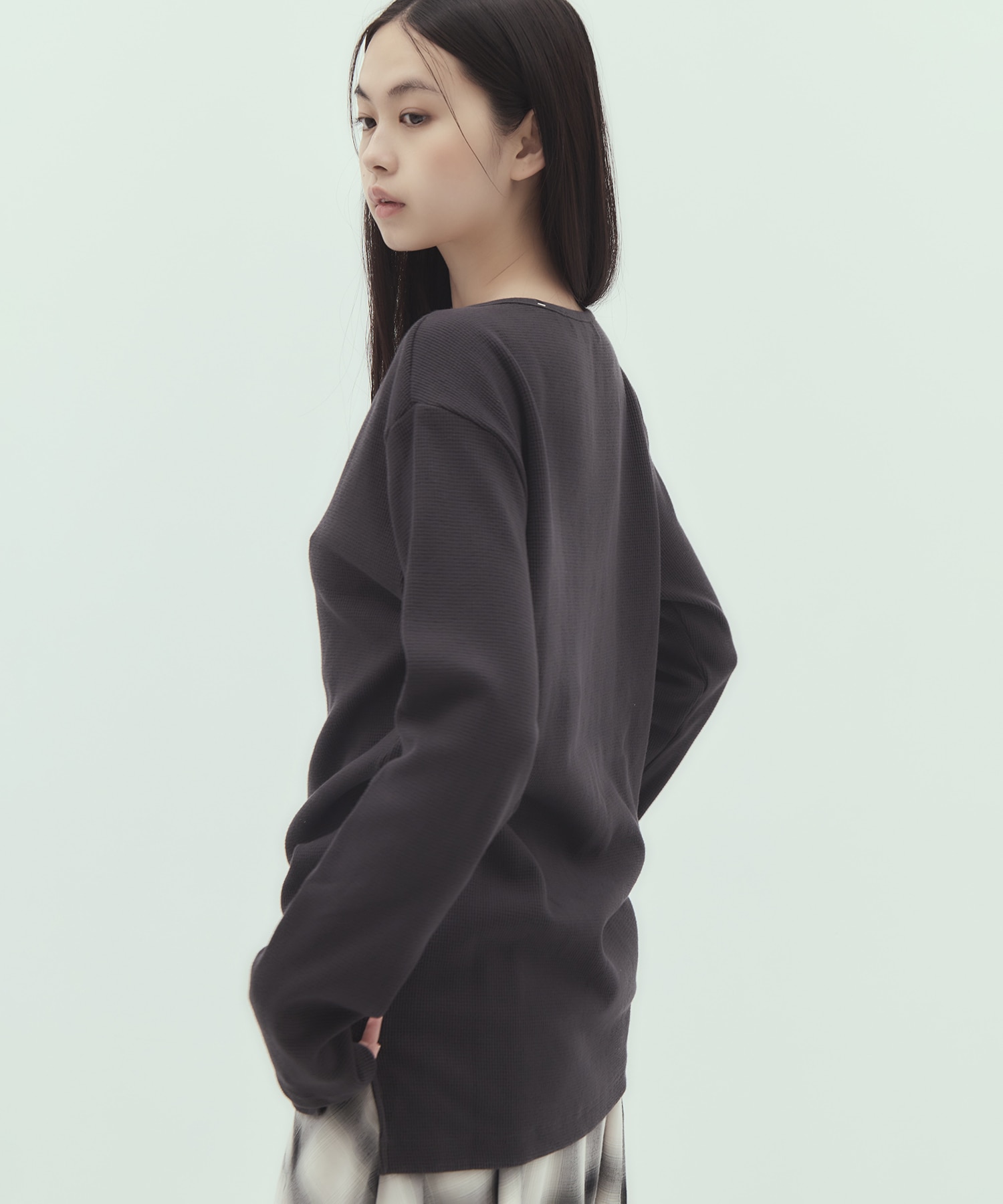 body piercing long sleeve　pullover tanakadaisuke