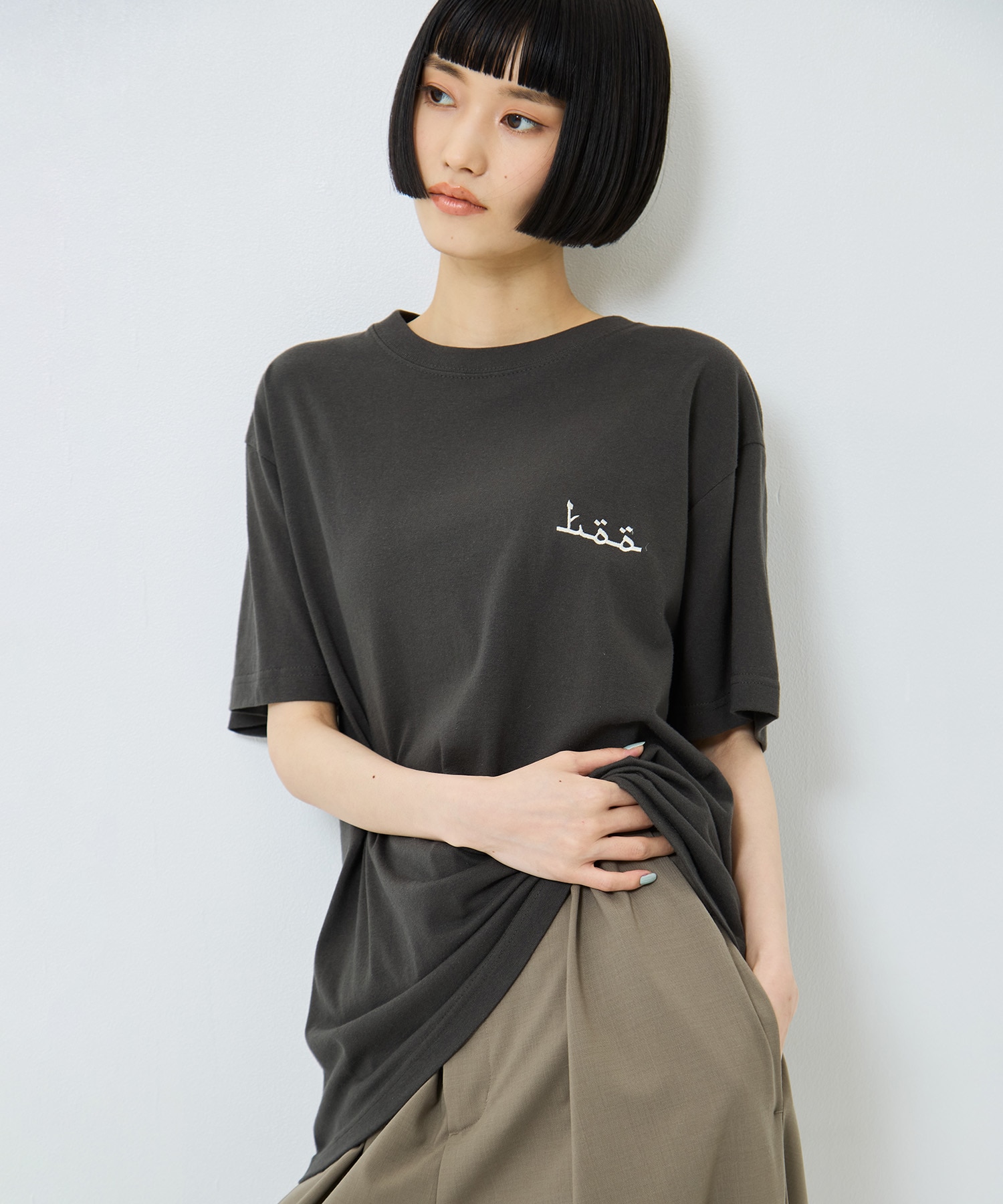 Studs T-shirt with back print TOGA