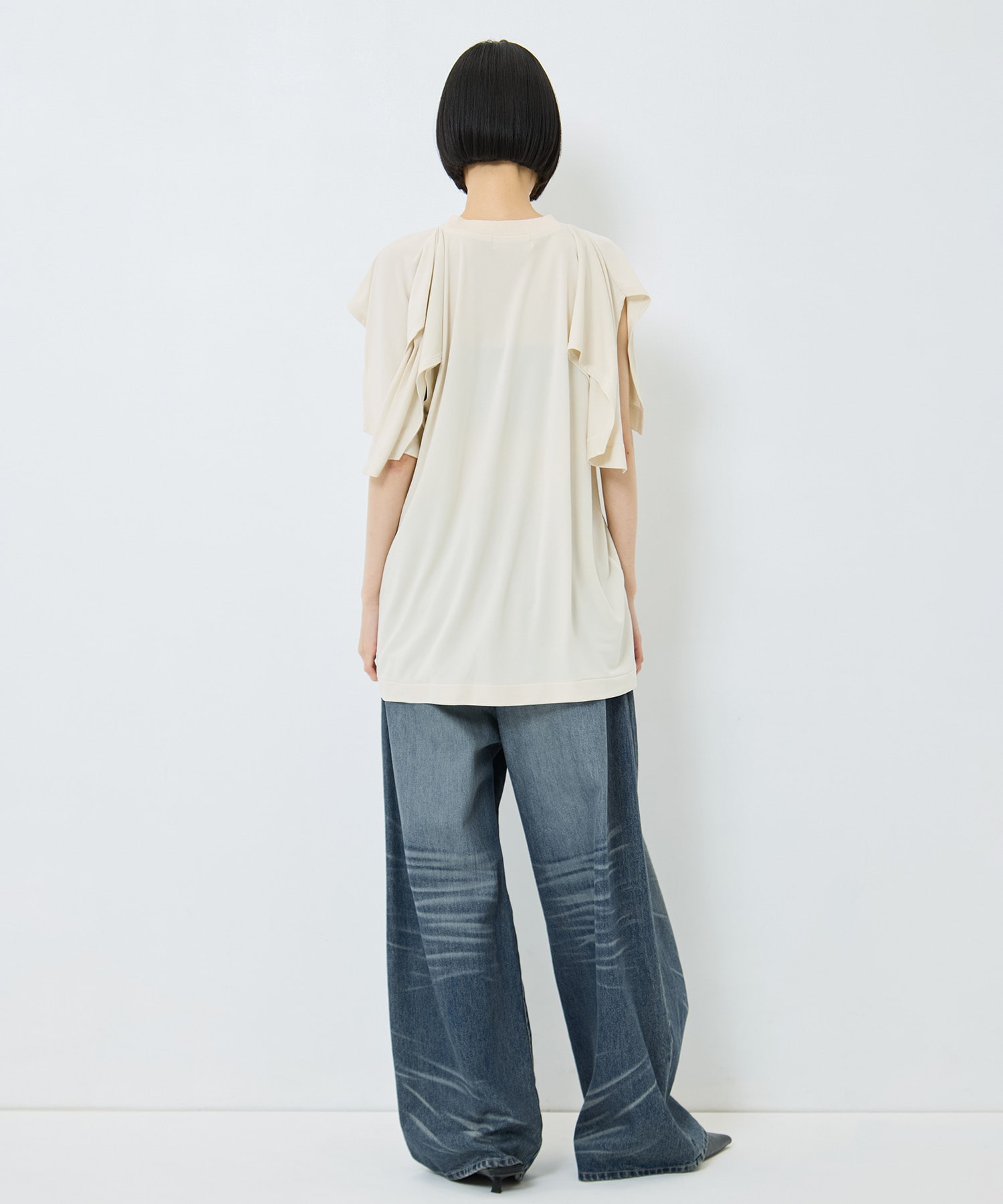 High twist smooth jersey tops TOGA