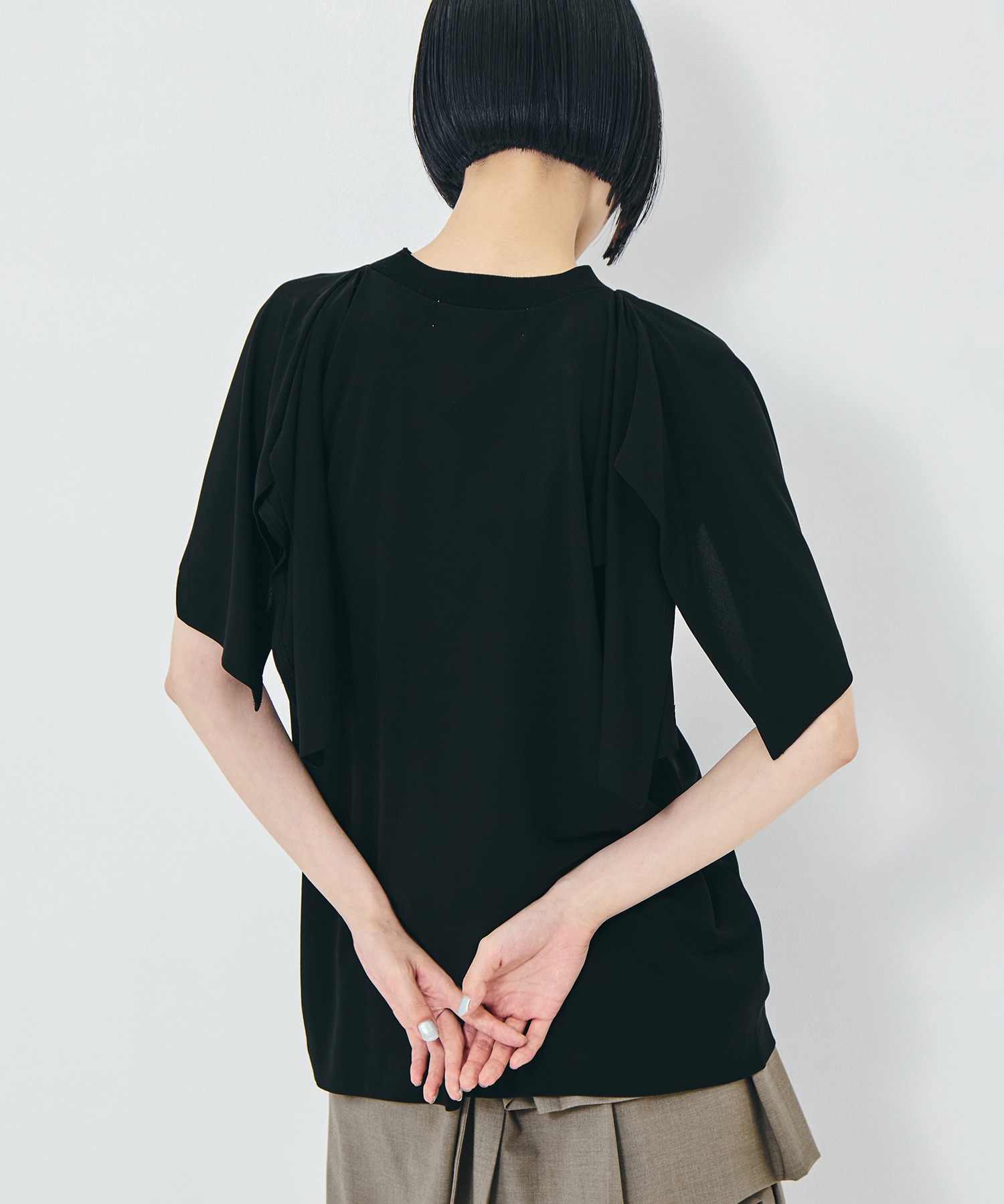 High twist smooth jersey tops TOGA
