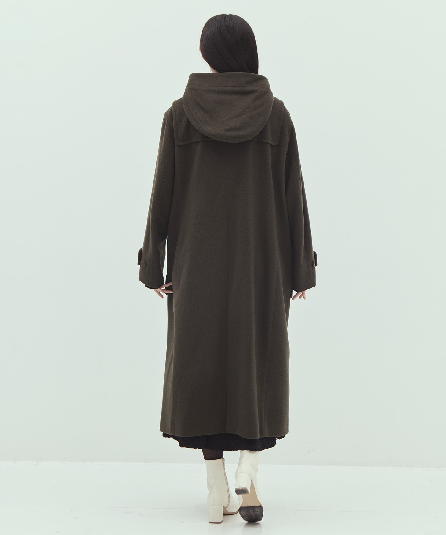 Cording Embroidery Duffle Coat Mame Kurogouchi