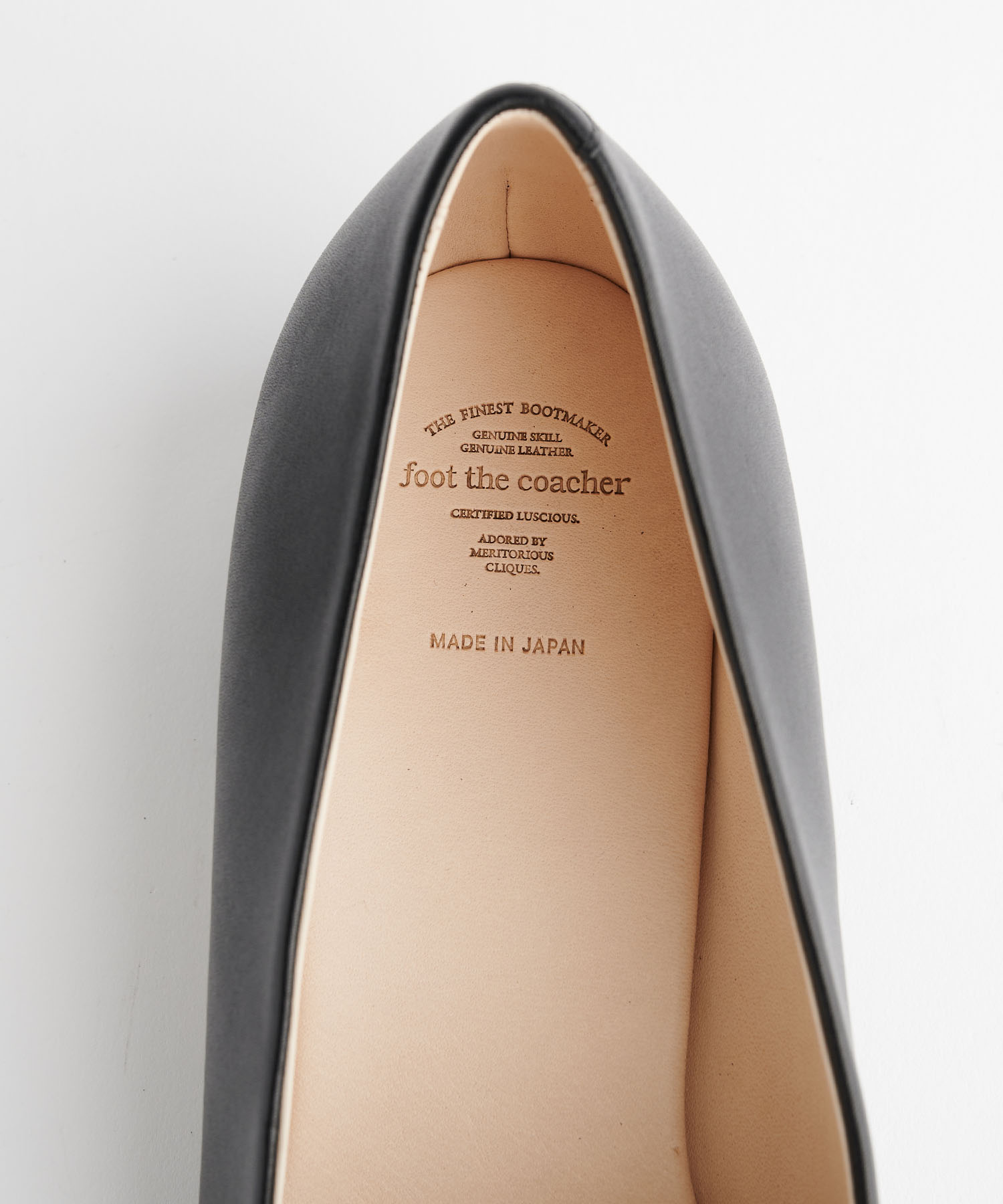 MINIMAL LOAFER(LEATHER SOLE) foot the coacher