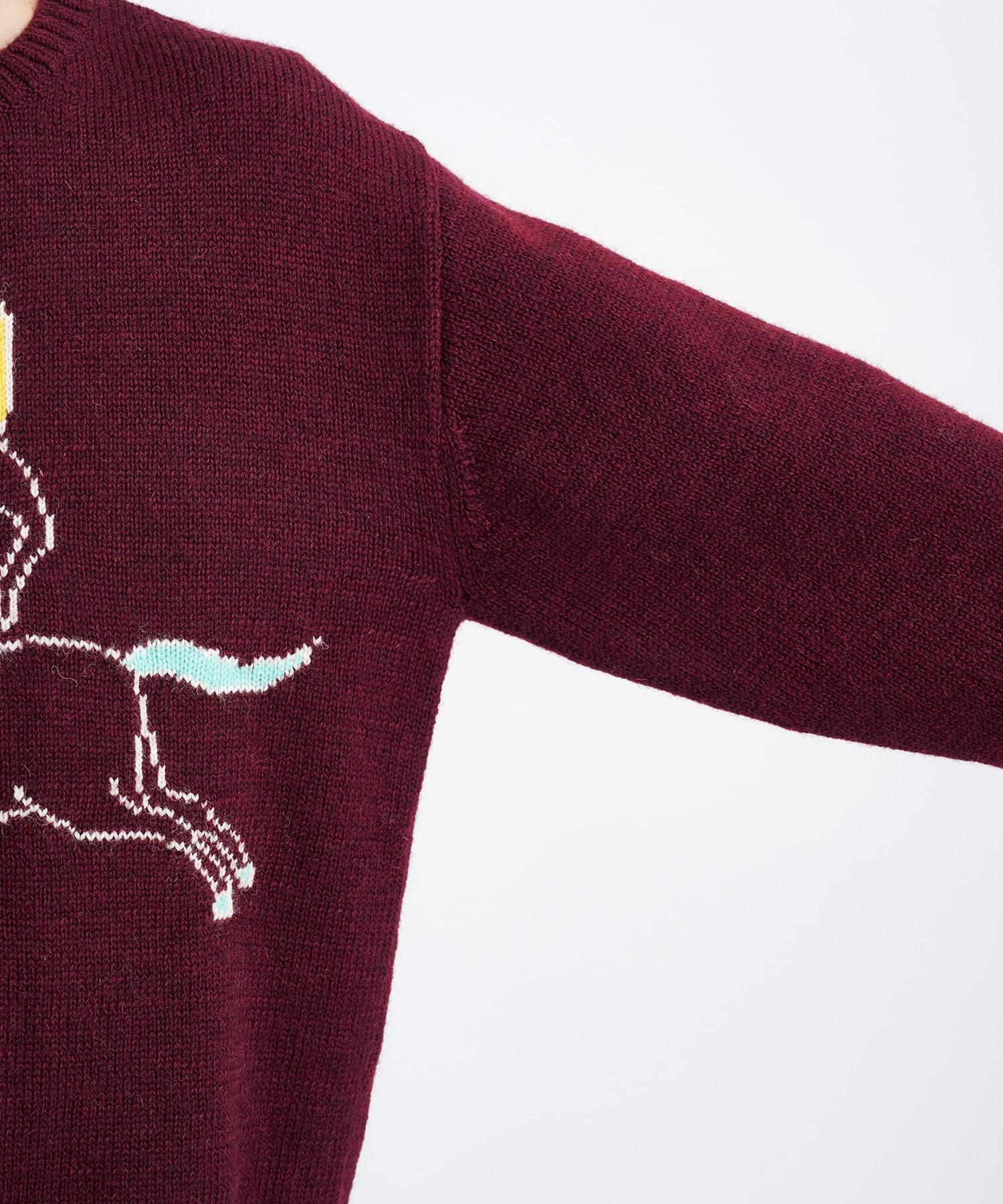 INTARSIA CREW NECK SWEATER WACKO MARIA