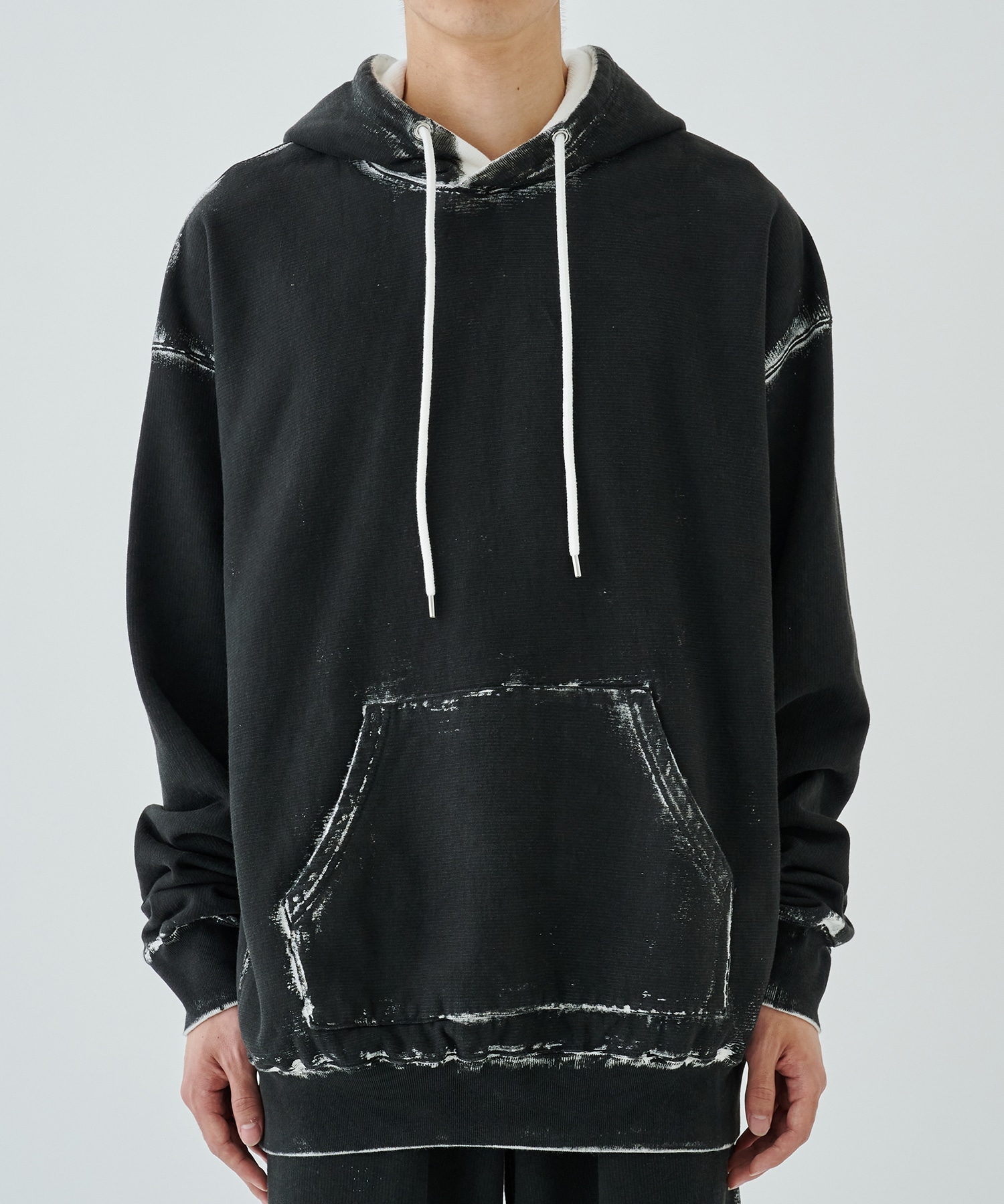 〈別注〉PAINTED SWEAT HOODIE JOHN LAWRENCE SULLIVAN