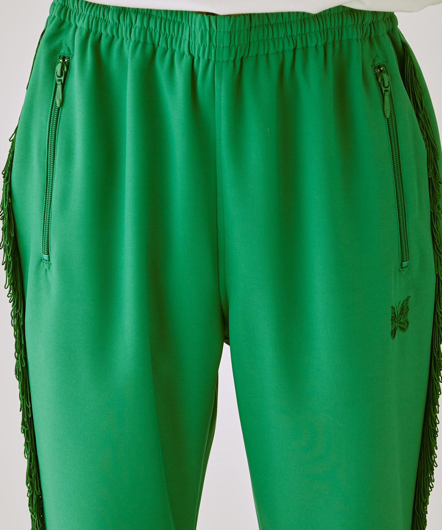 Fringe Boot-Cut Track Pant - Poly Kersey NEEDLES