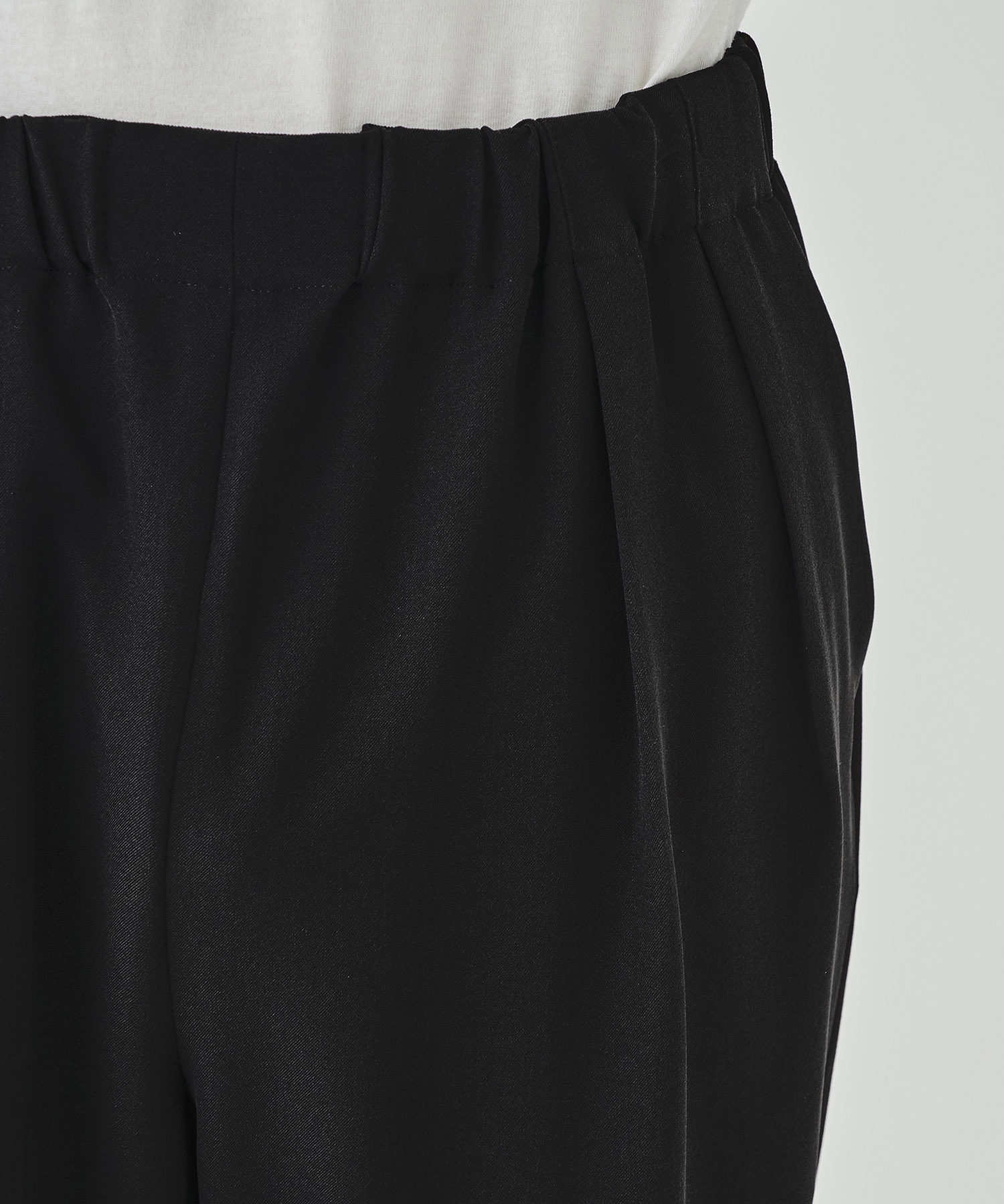 Stretch Twill  2 Tuck Wide Easy Pants CULLNI