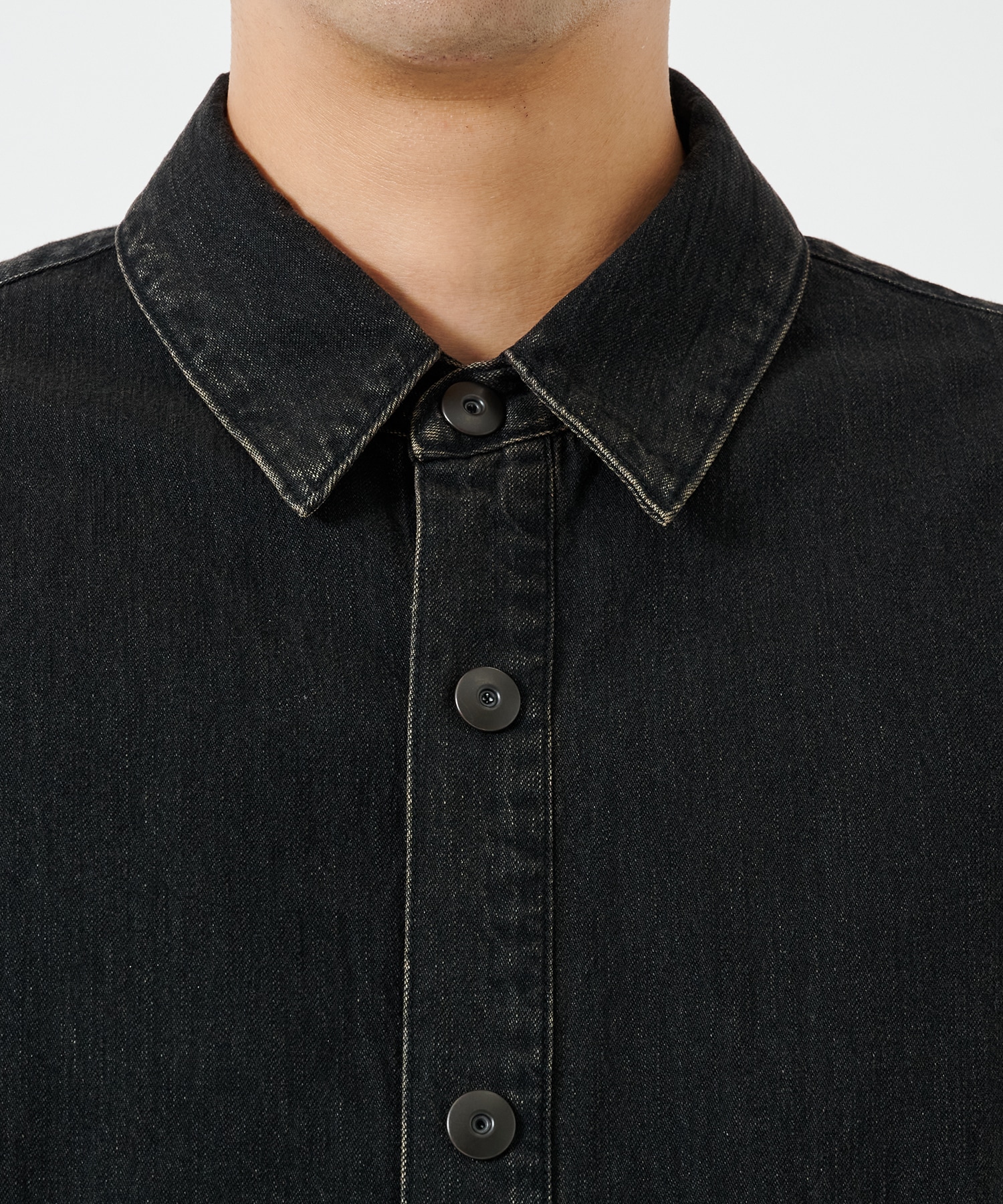 BLEACH OVERDYE DENIM SHIRTS STUDIOUS