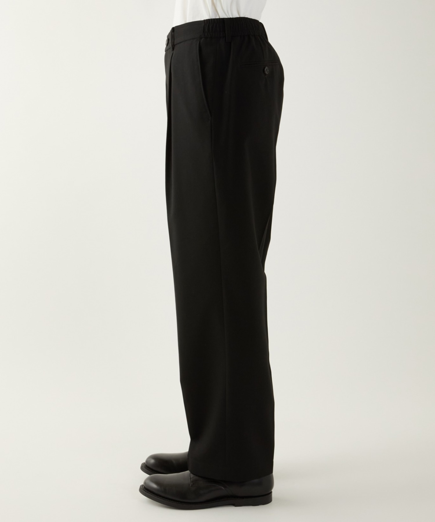 WIDE TAPERED EASY SLACKS N.HOOLYWOOD