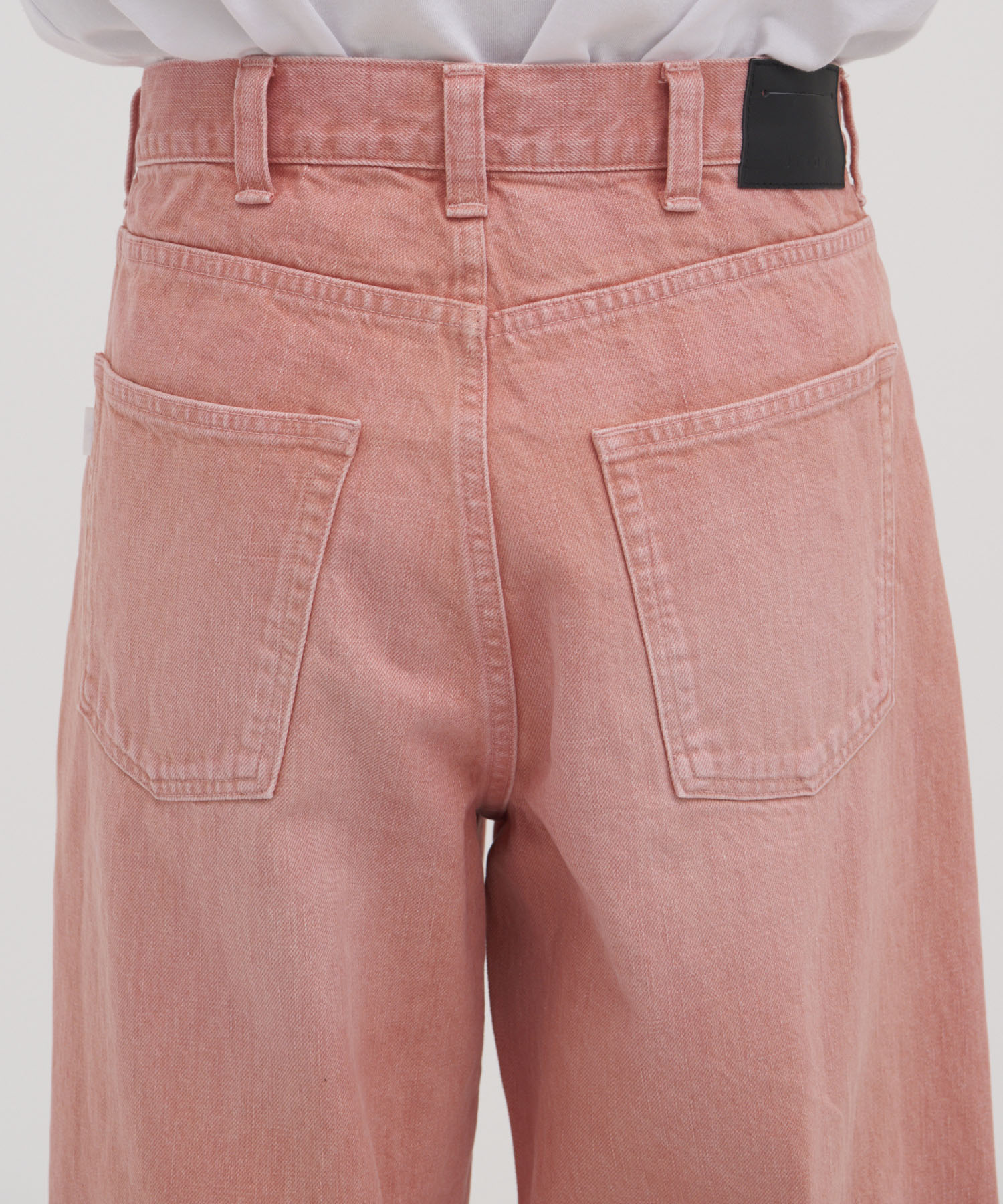 DRAPE OVER DENIM PANTS JieDa