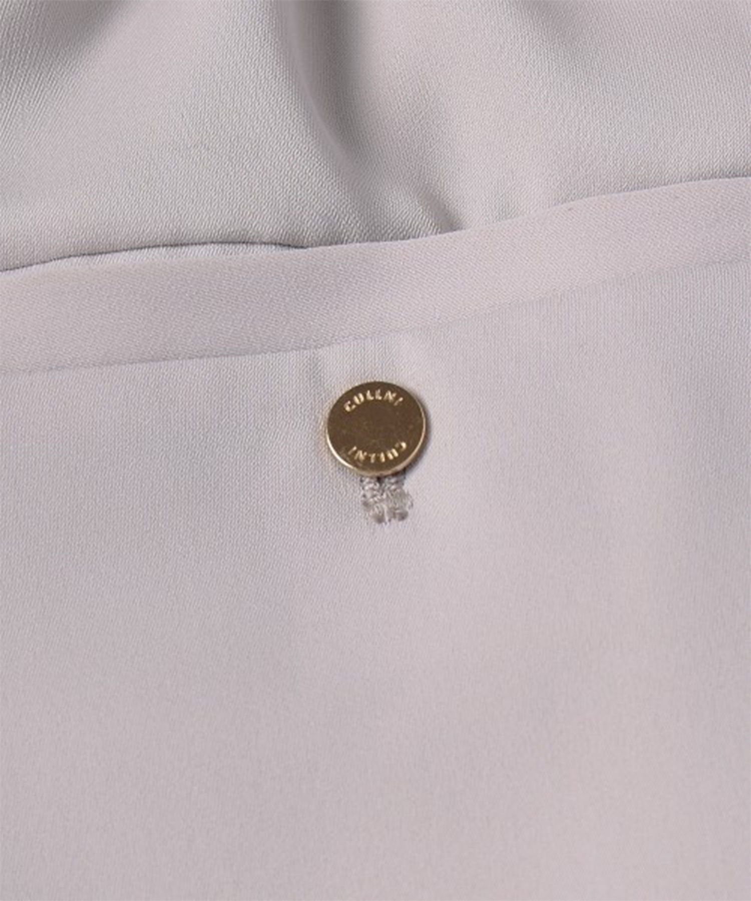 Double Satin 1Tuck Pant with Long Belt CULLNI