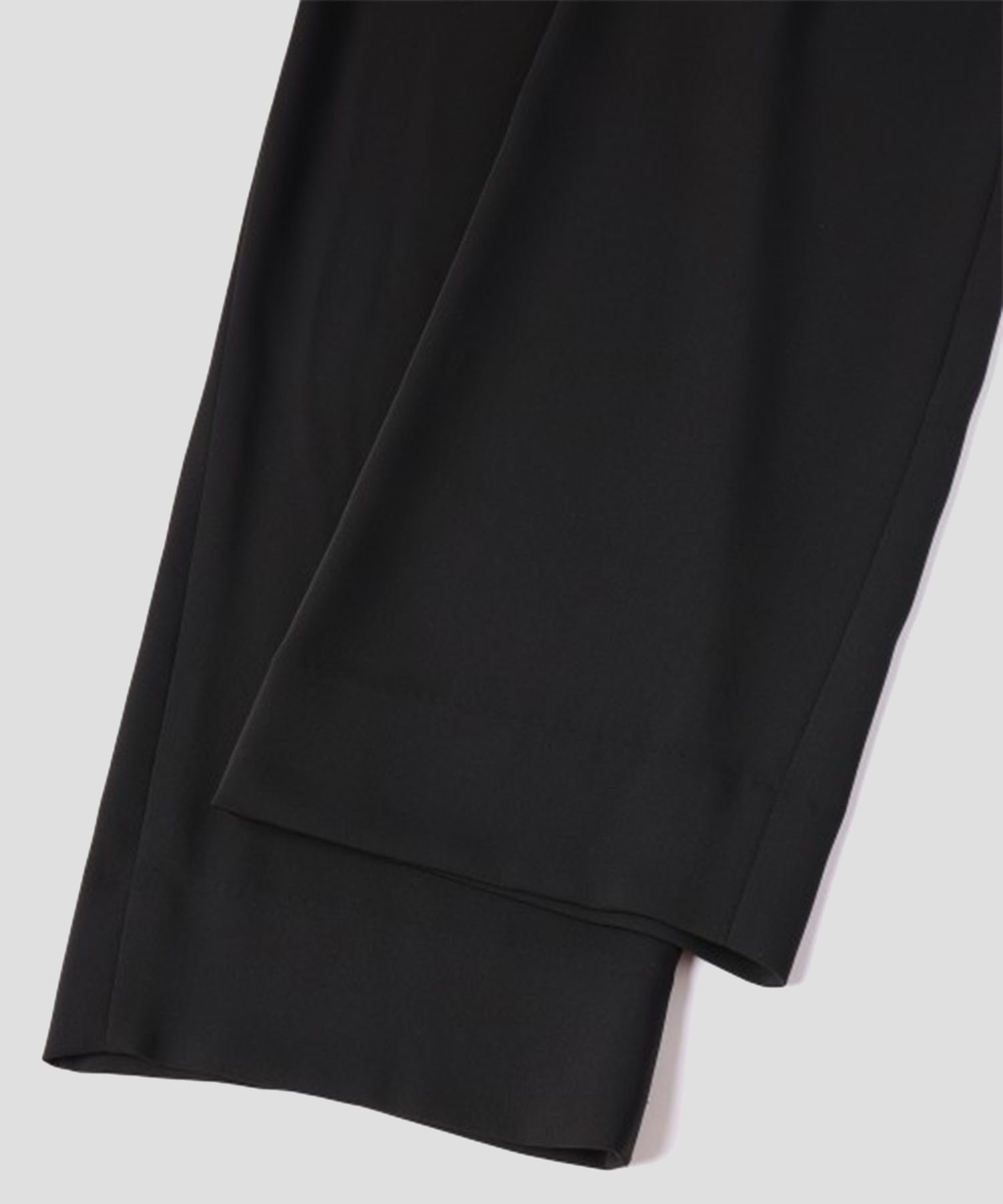 Double Satin 1Tuck Pant with Long Belt CULLNI