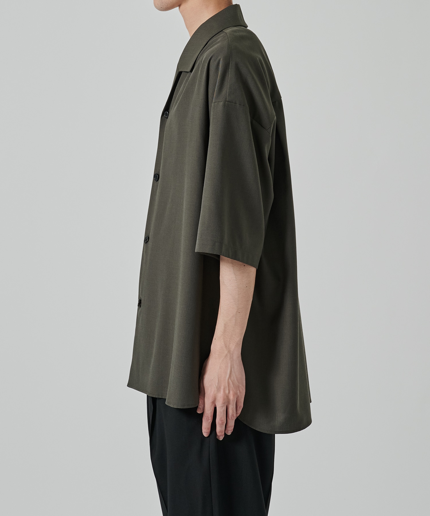 【涼しいウール】COOL WOOL S/S SHIRTS STUDIOUS