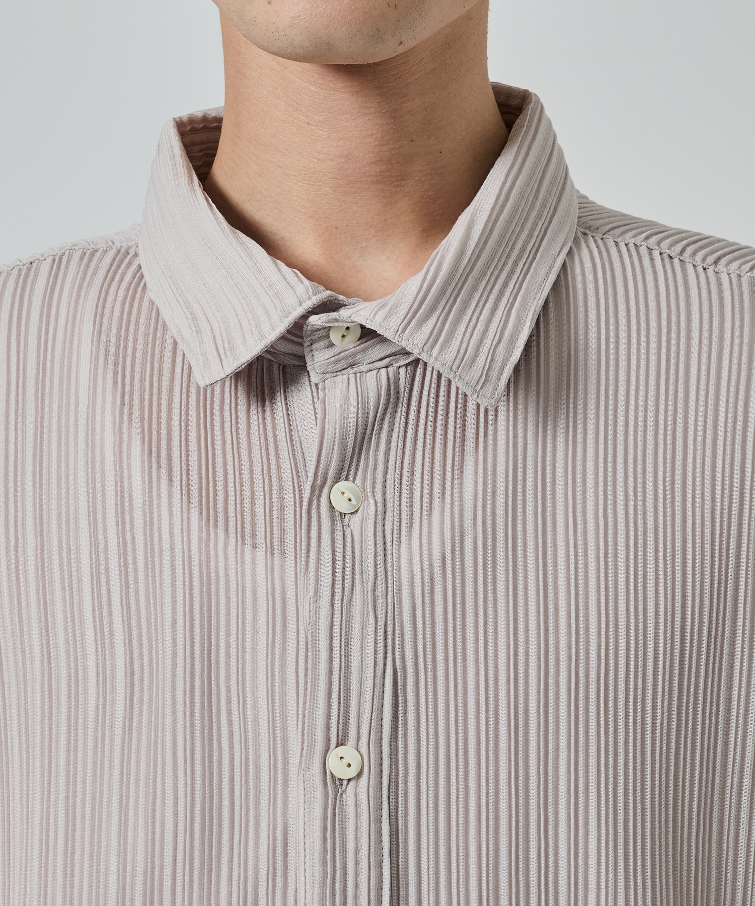 PLEATS SHEER SHIRTS SHAREEF