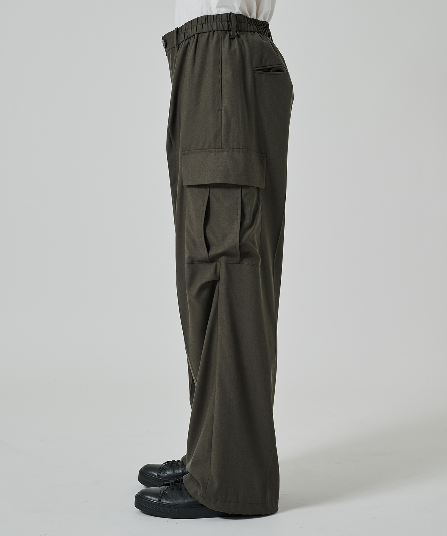 【涼しいウール】COOL WOOL CARGO PANTS STUDIOUS