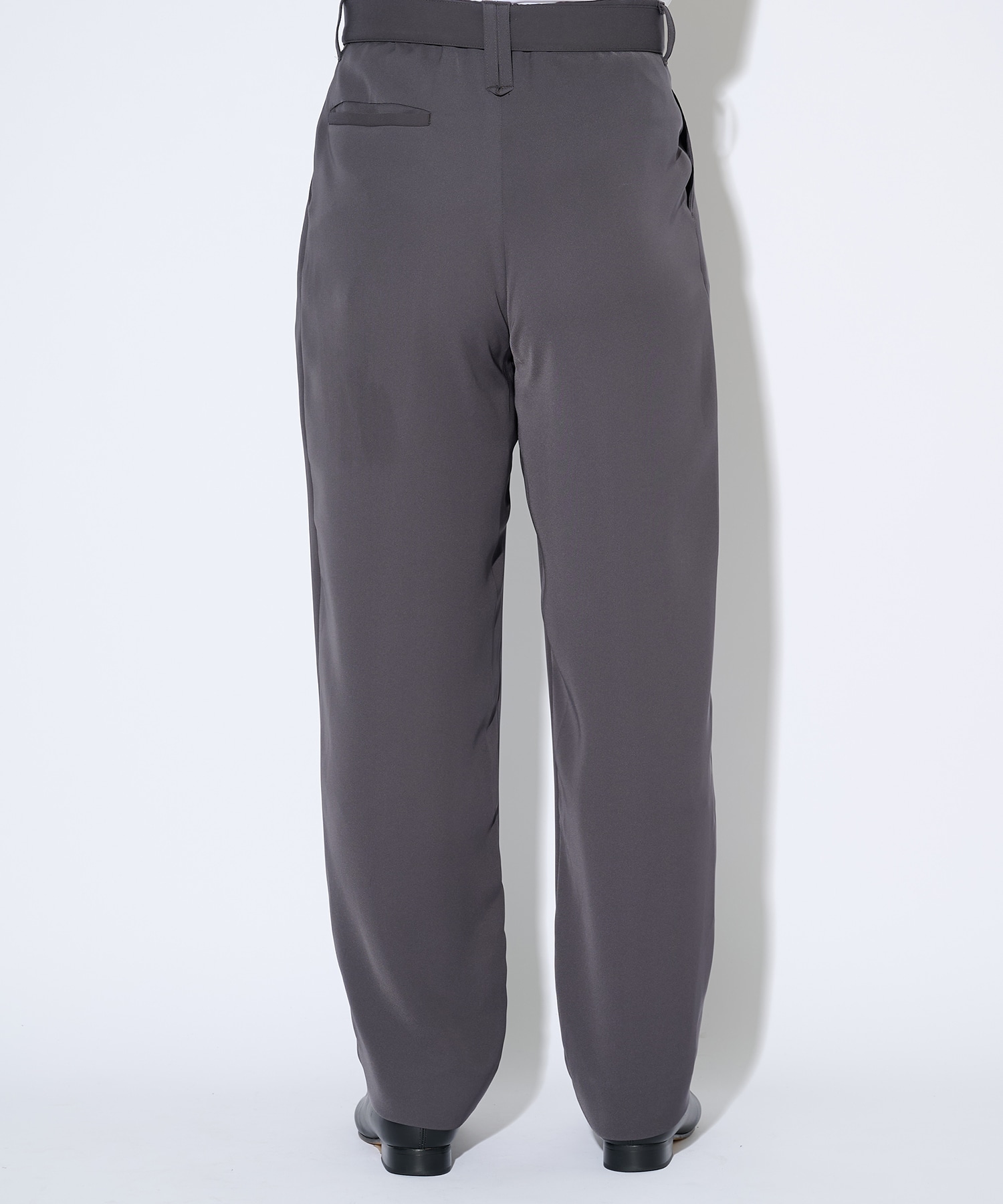 〈別注〉2Tuck Pants with Long Belt for STUDIOUS CULLNI