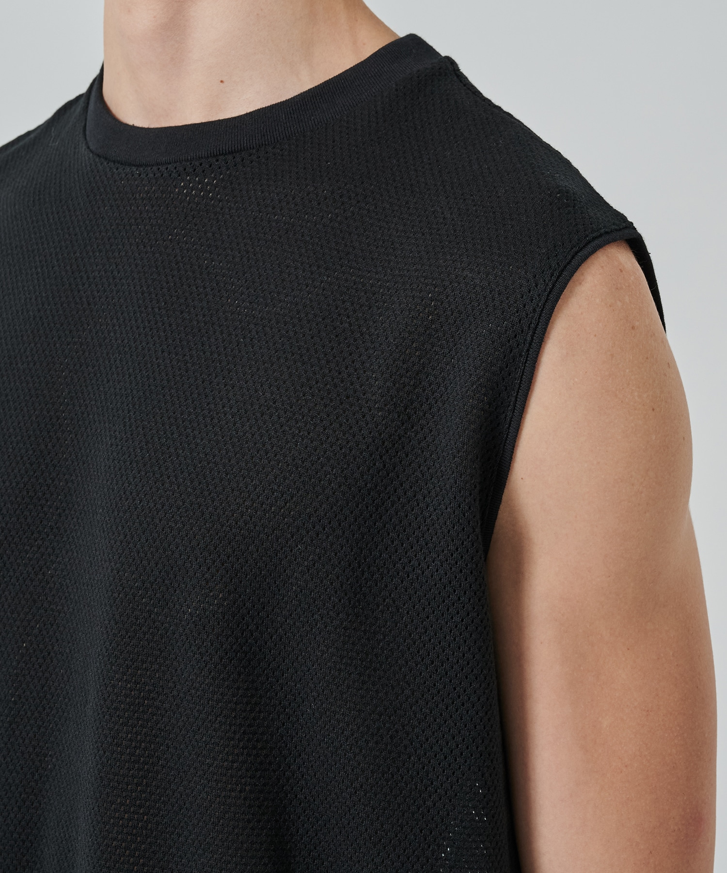 オーガニックコットンメッシュ / メッシュスリーブレスTEE MARKAWARE/marka