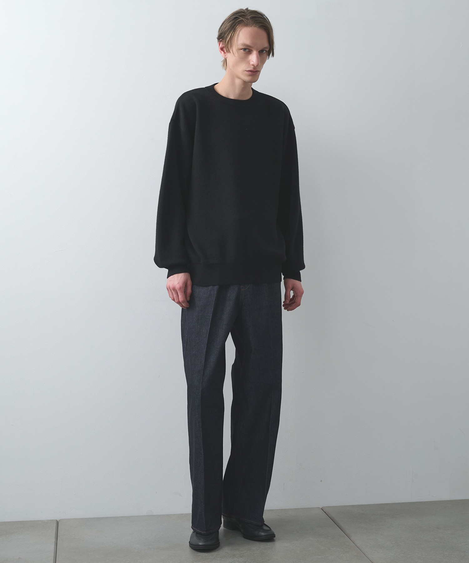 LINTRACK WIDE DENIM TROUSERS STUDIOUS