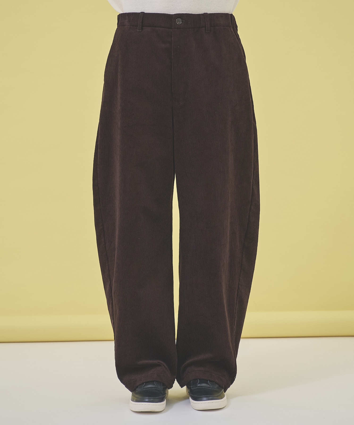 CORDUROY WIDE PANTS STUDIOUS