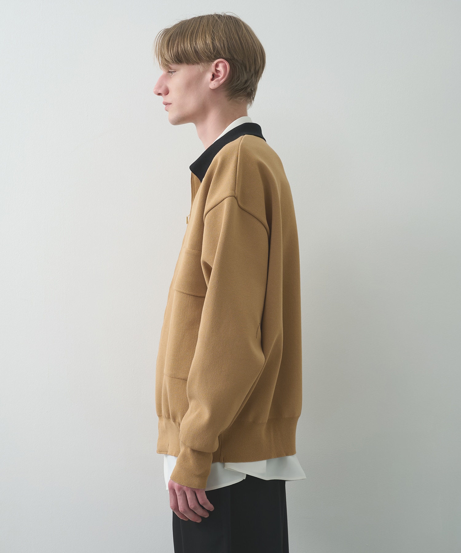 別注 BIG POCKET ZIP UP KNIT JACKET CULLNI