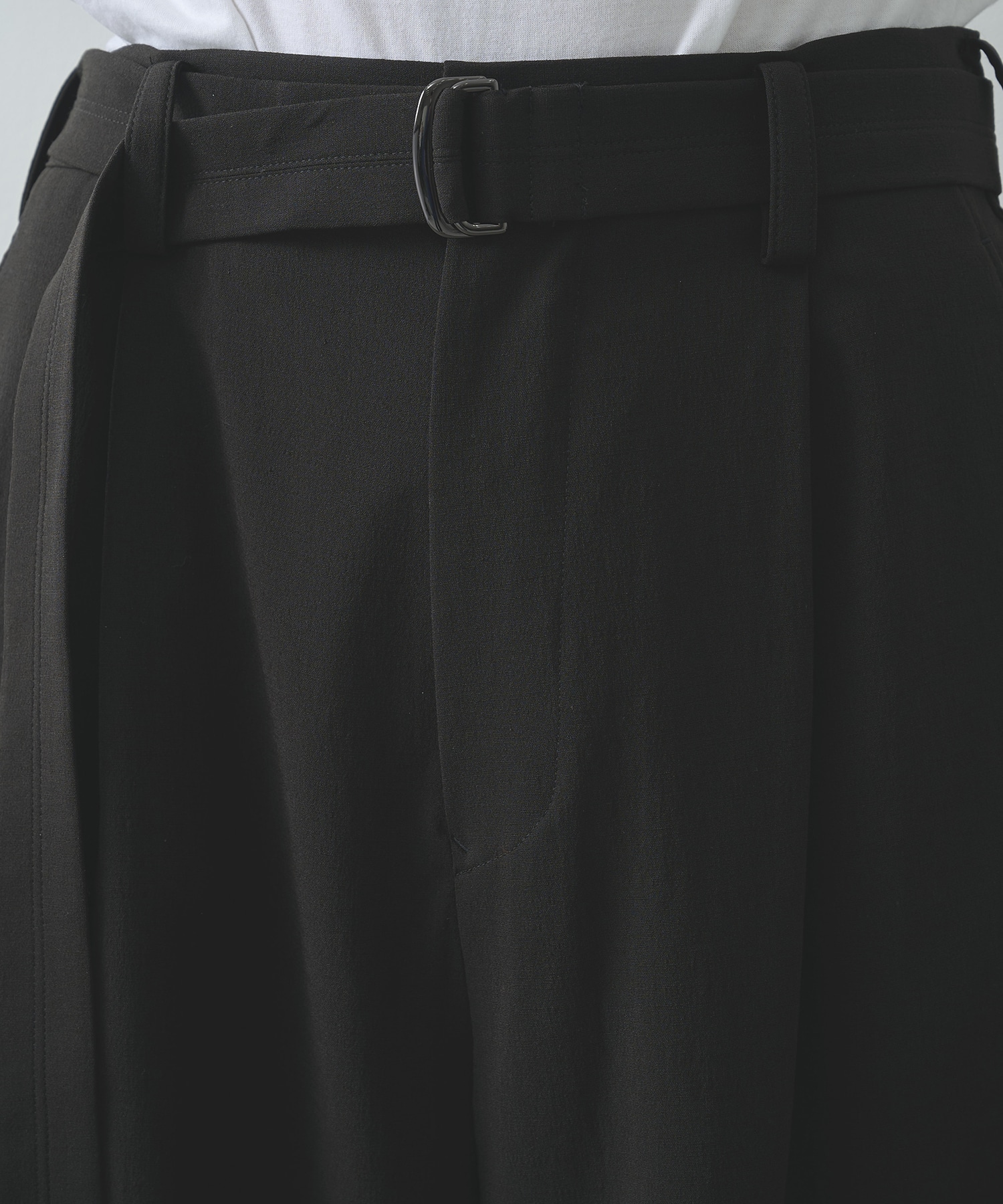 別注 Belted Wide Flare Pants UJOH HOMME