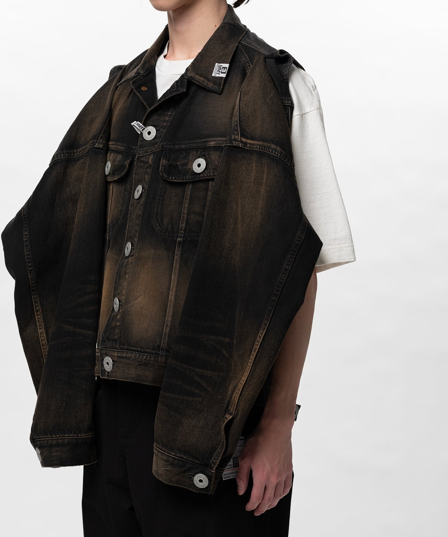 A16BL023 DENIM JACKET Maison MIHARA YASUHIRO