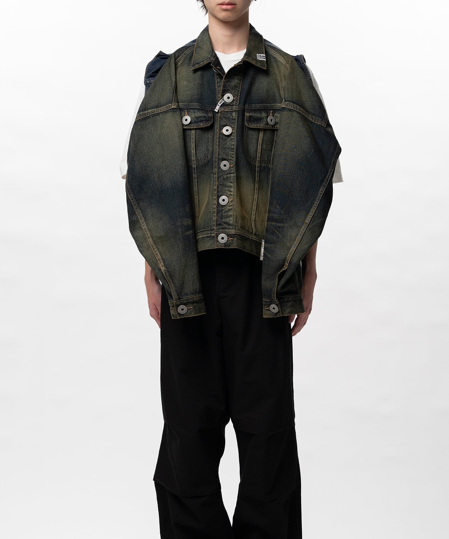 A16BL023 DENIM JACKET Maison MIHARA YASUHIRO