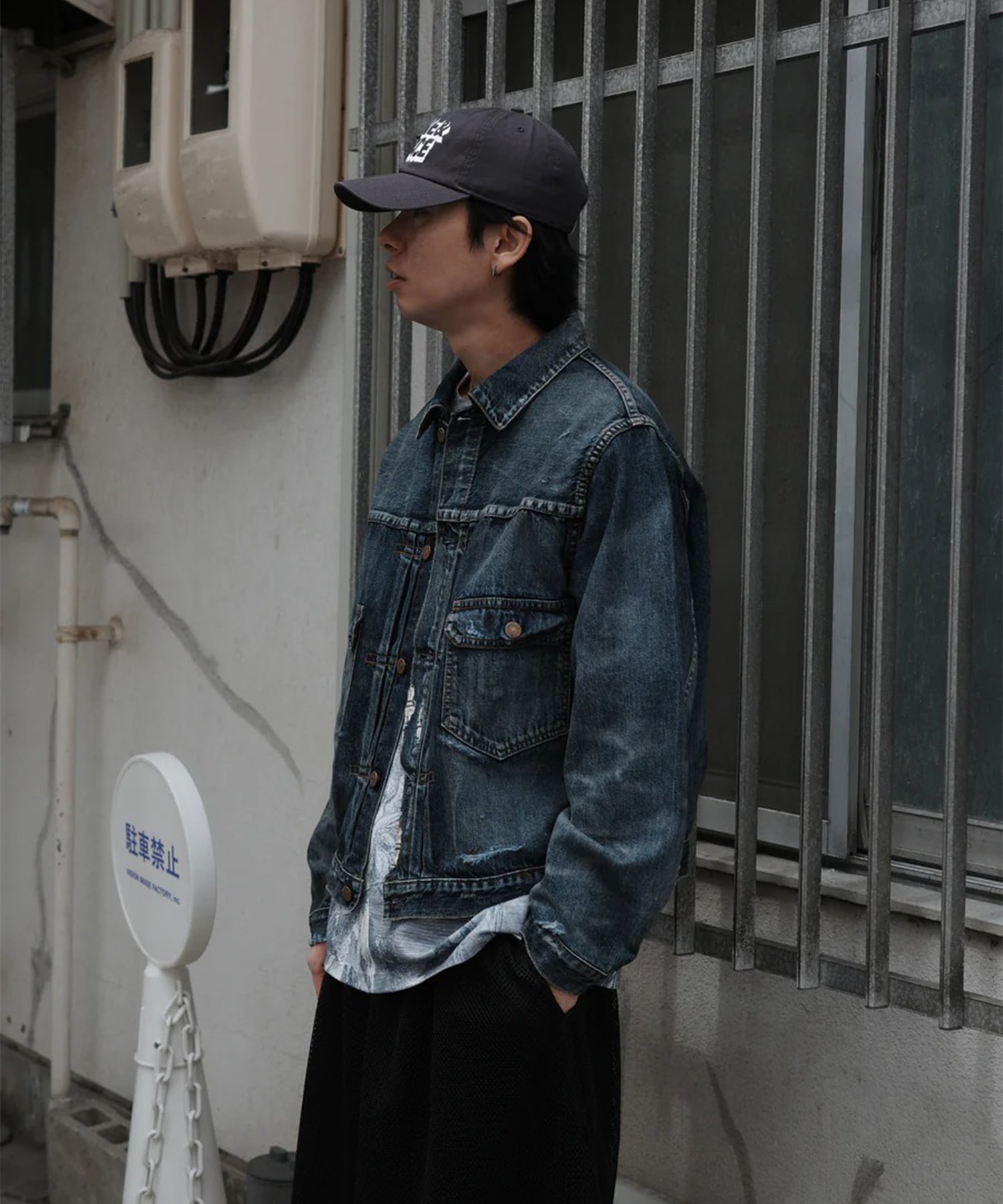 REMAKED DOUBLE POCKET DENIM JACKET ANACHRONORM