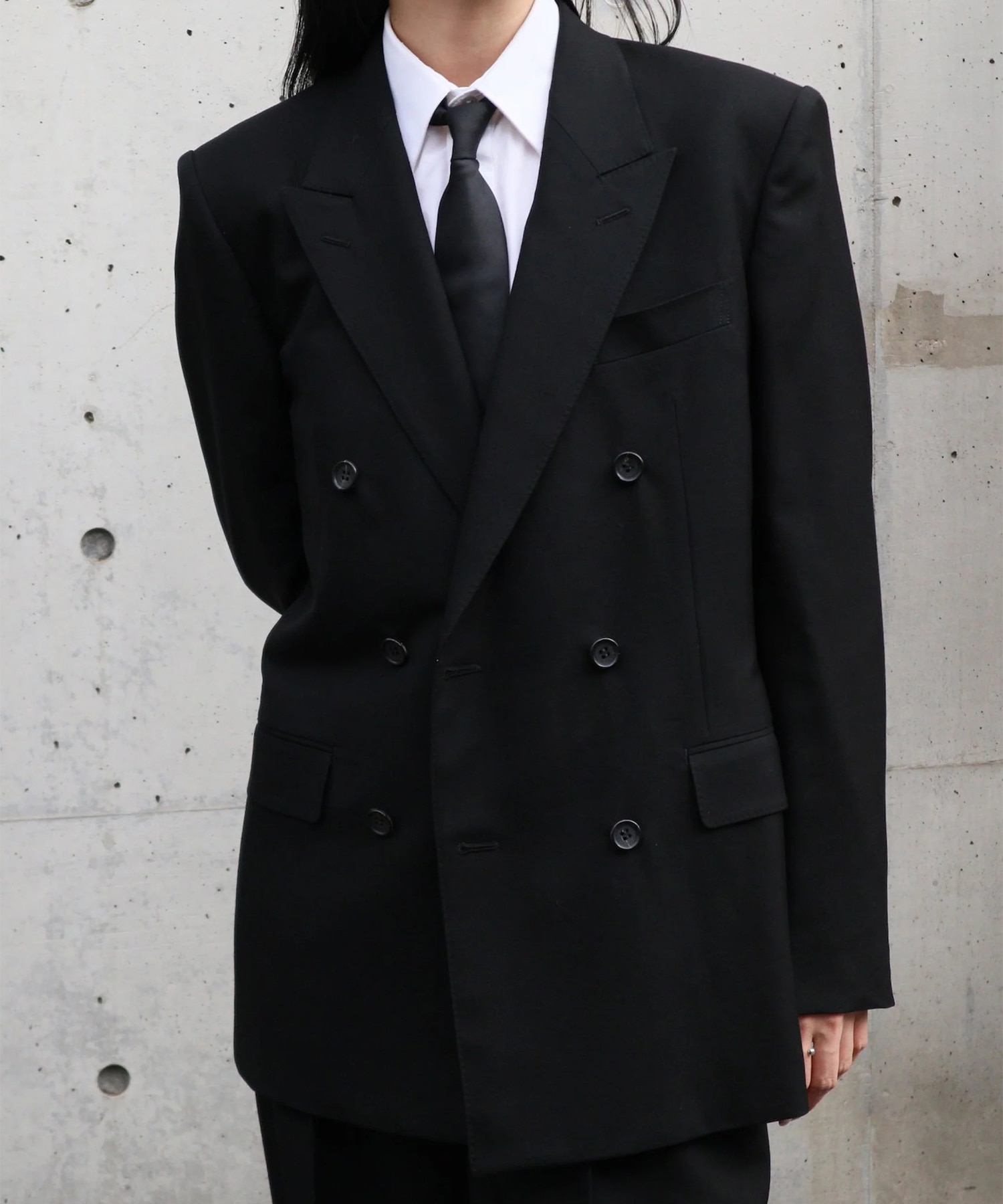 WOOL DOUBLE BREASTED JACKET JOHN LAWRENCE SULLIVAN