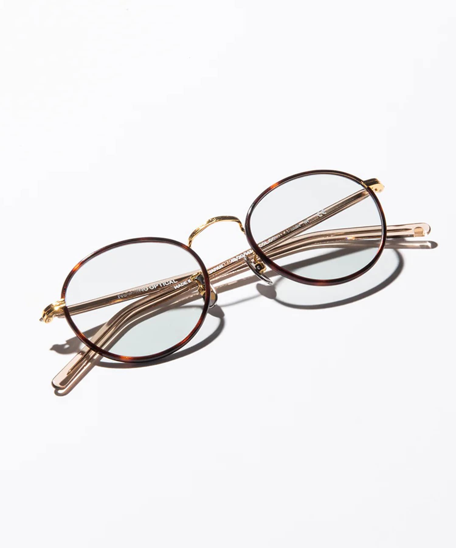KYOKUSUI #5 RICH AMBER & CHAMPAGNE GOLD × L.SMOKE GREEN NOCHINO OPTICAL