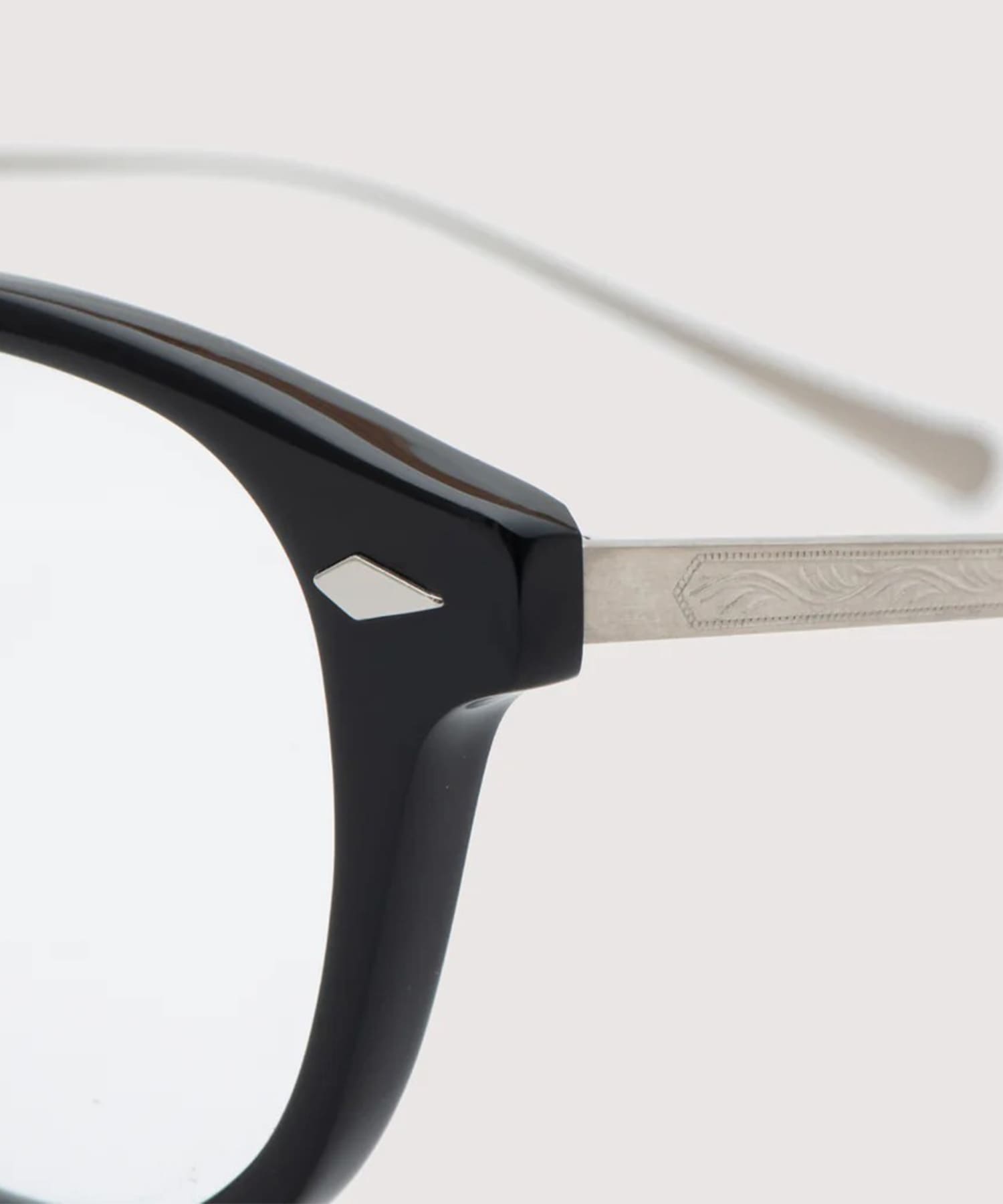 JIFUSAN #1 GLOSS BLACK × CLEAR to GREY NOCHINO OPTICAL